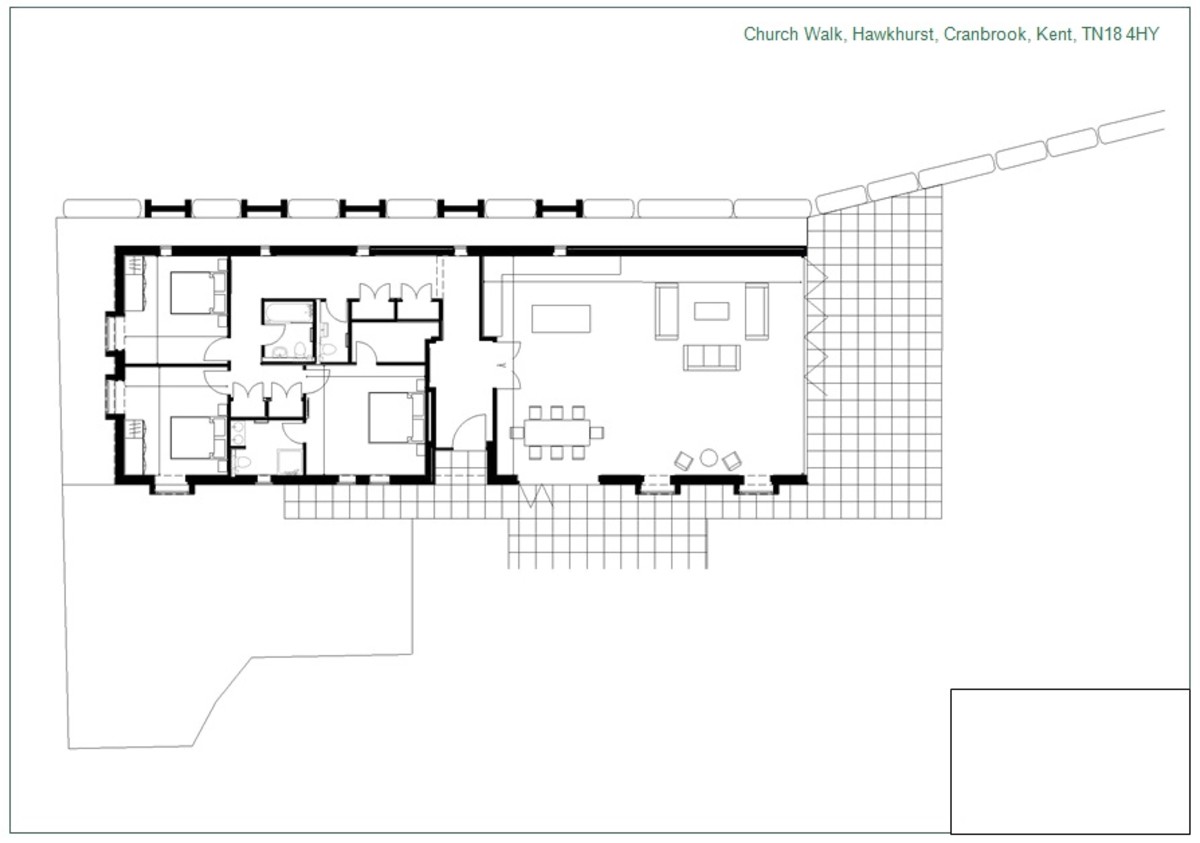 Floorplans For Ideally Located to Village Shops in Hawkhurst
