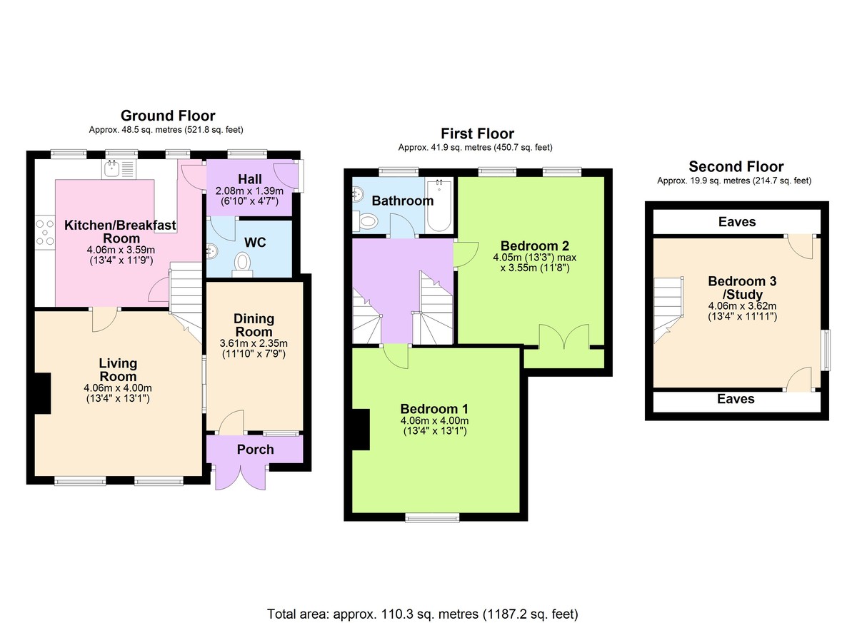 Floorplans For Stunning Rural Location in Benenden