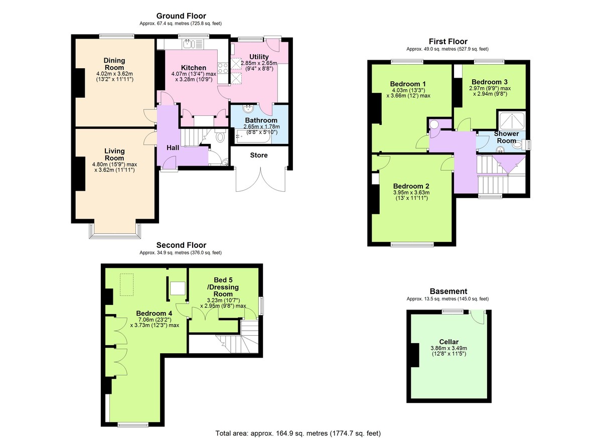 Floorplans For With Charming Period Features in Etchingham