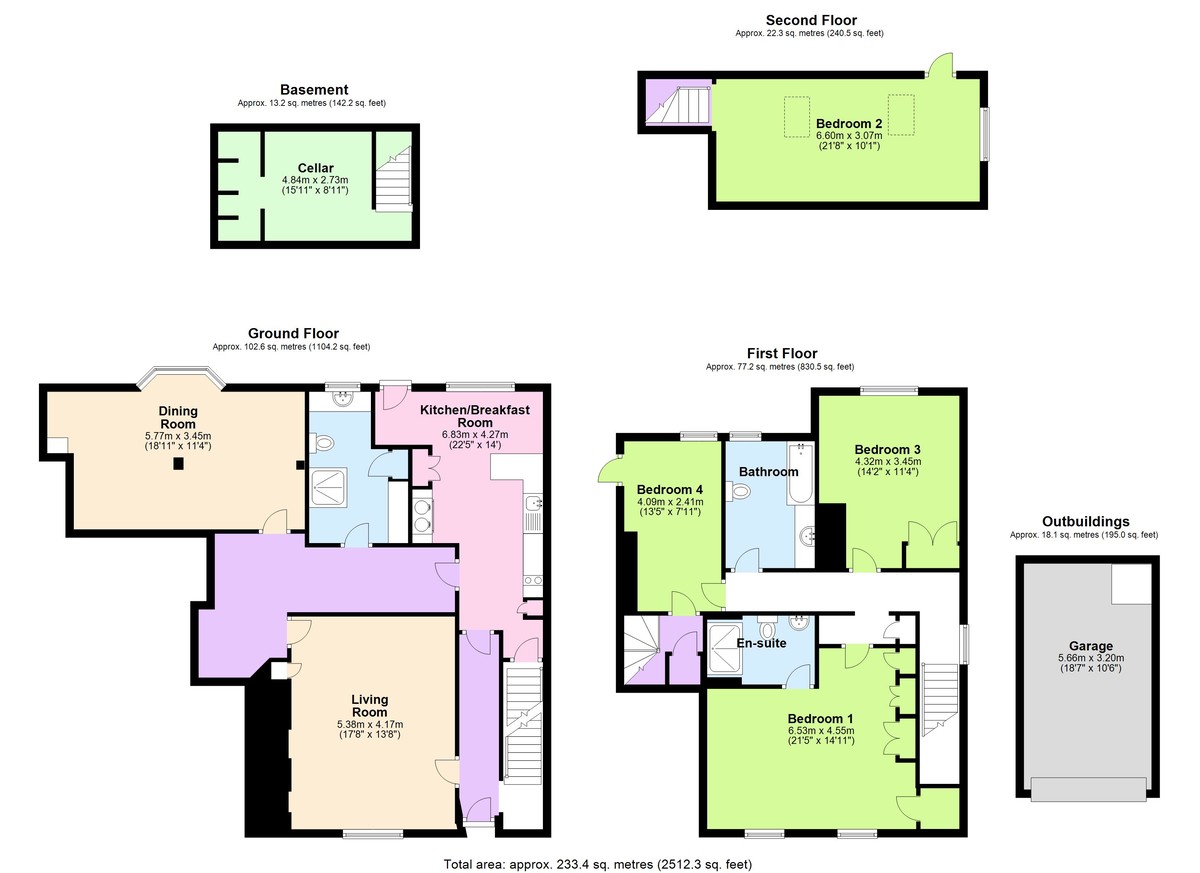 Floorplans For Stunning Country Views in Burwash