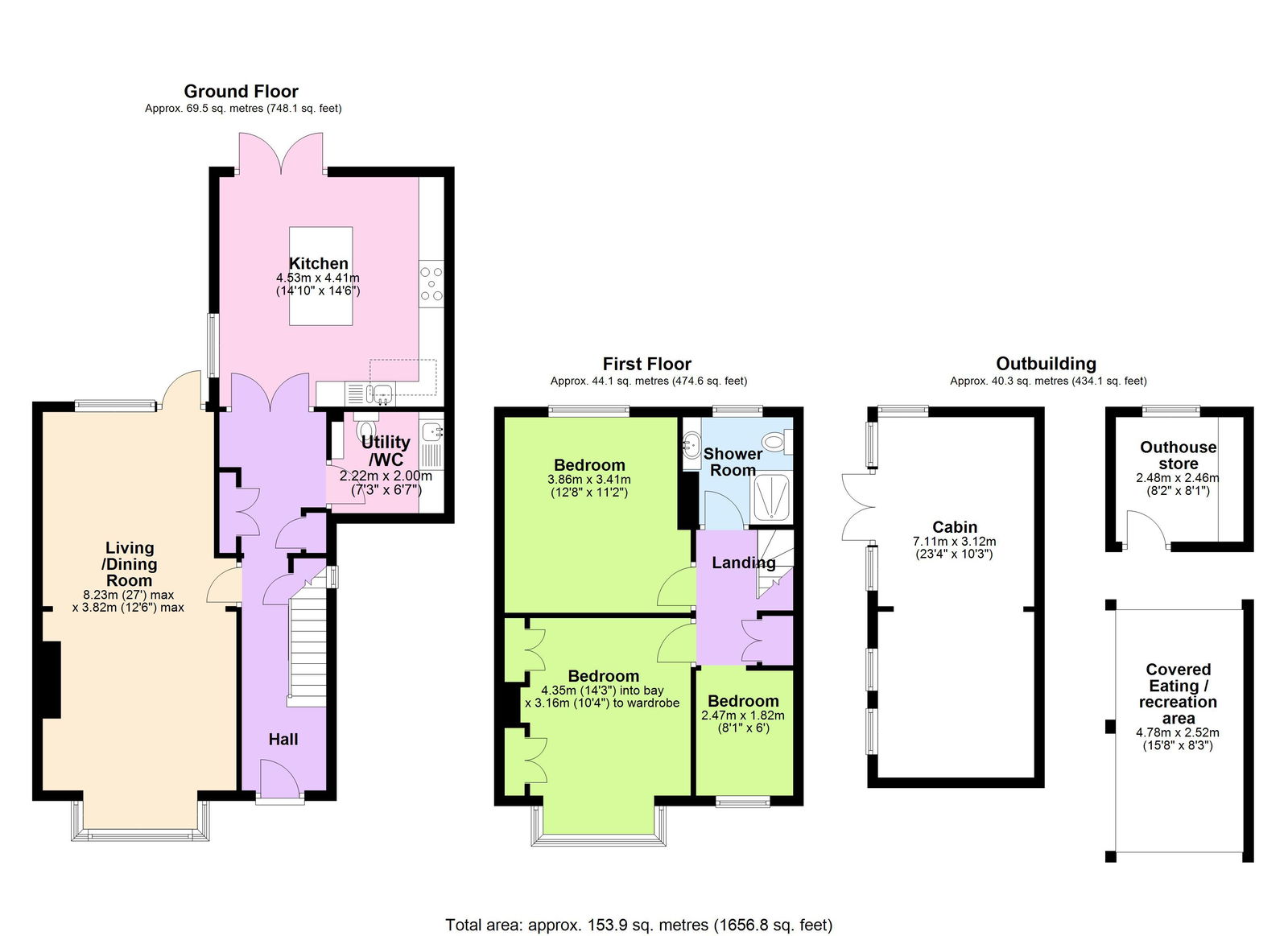 Floorplans For Set On A 1/4 Of An Acre In Sissinghurst
