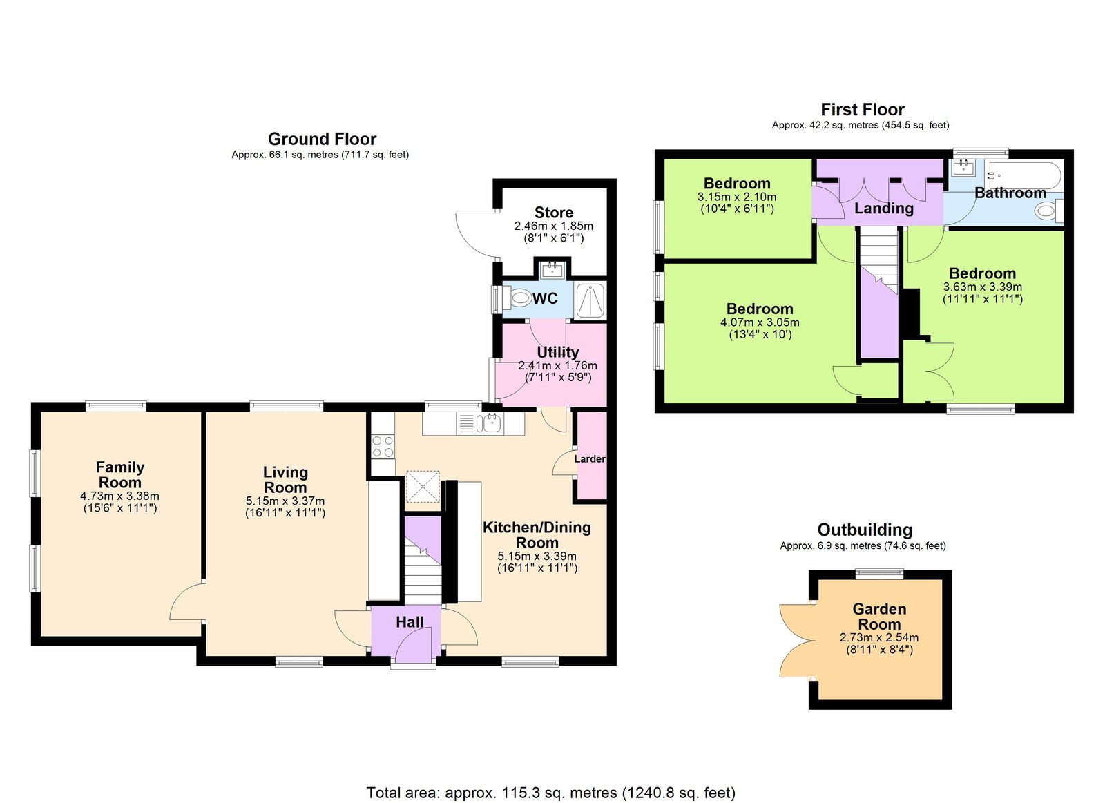 Floorplans For With Stunning Countryside Views in Bodiam