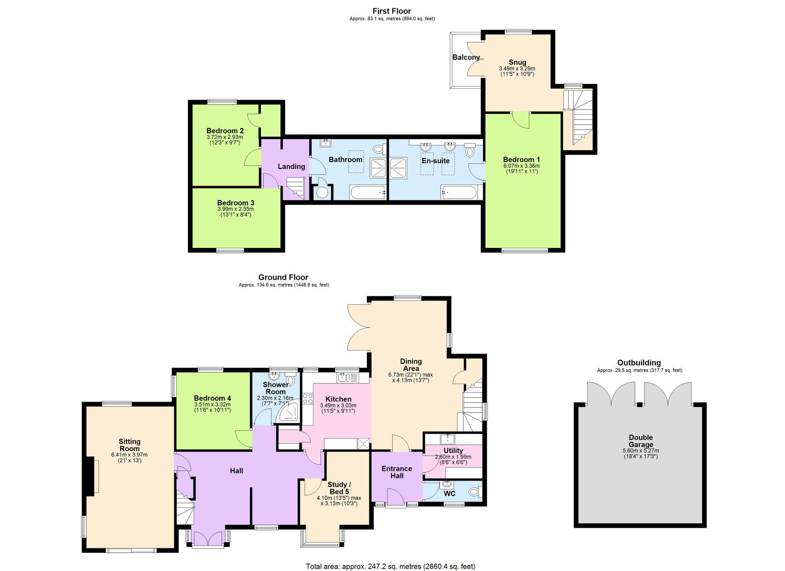 Floorplans For A Quiet Lane Location In Hawkhurst