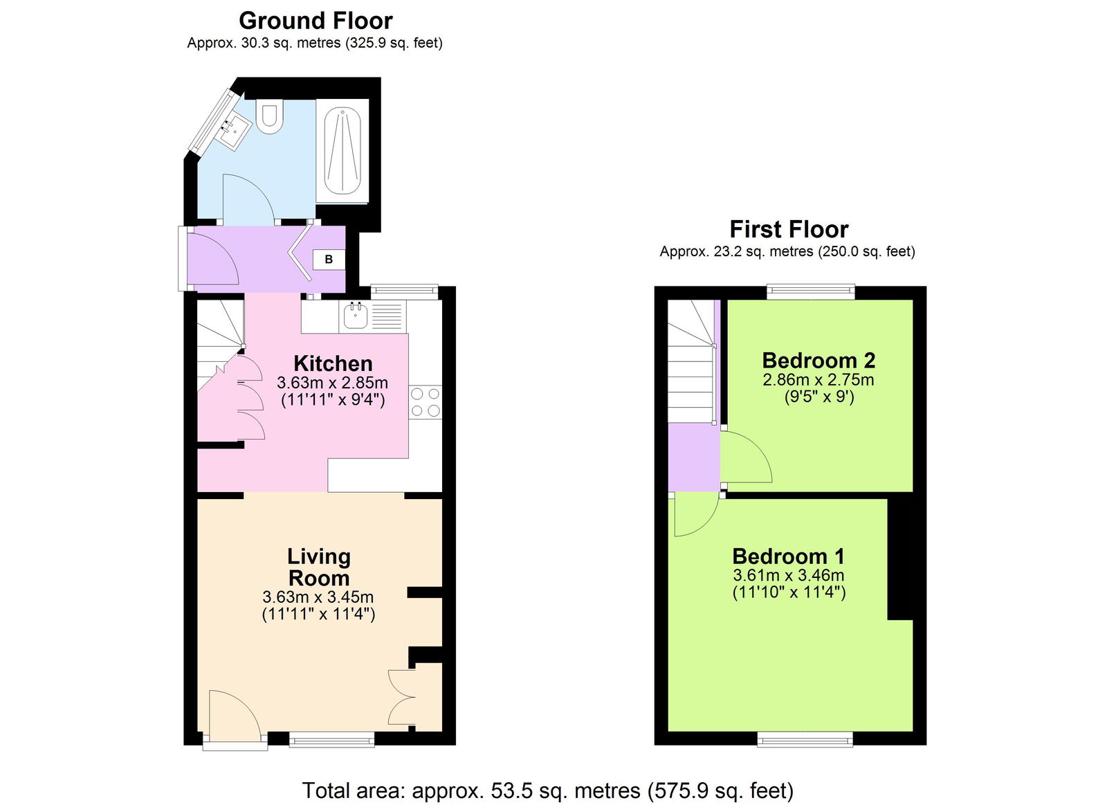 Floorplans For Close Proximity To Marden High Street