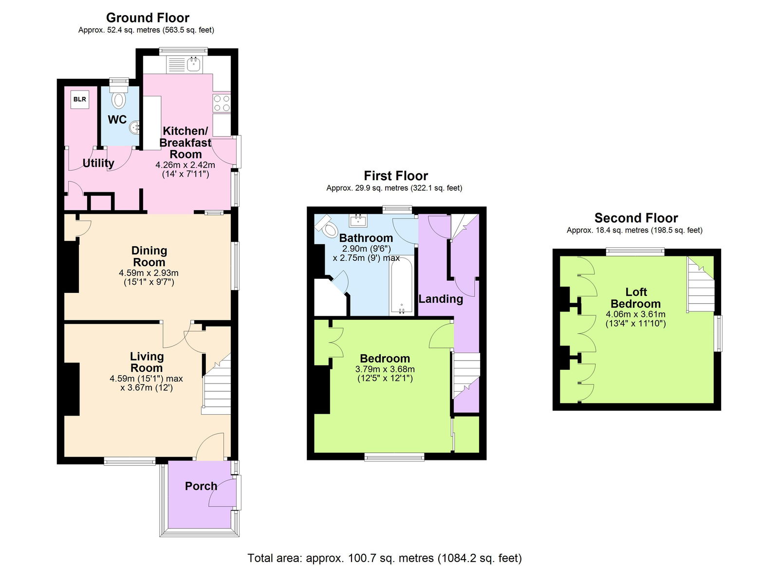 Floorplans For Within Walking Distance Of A Train Station In Etchingham