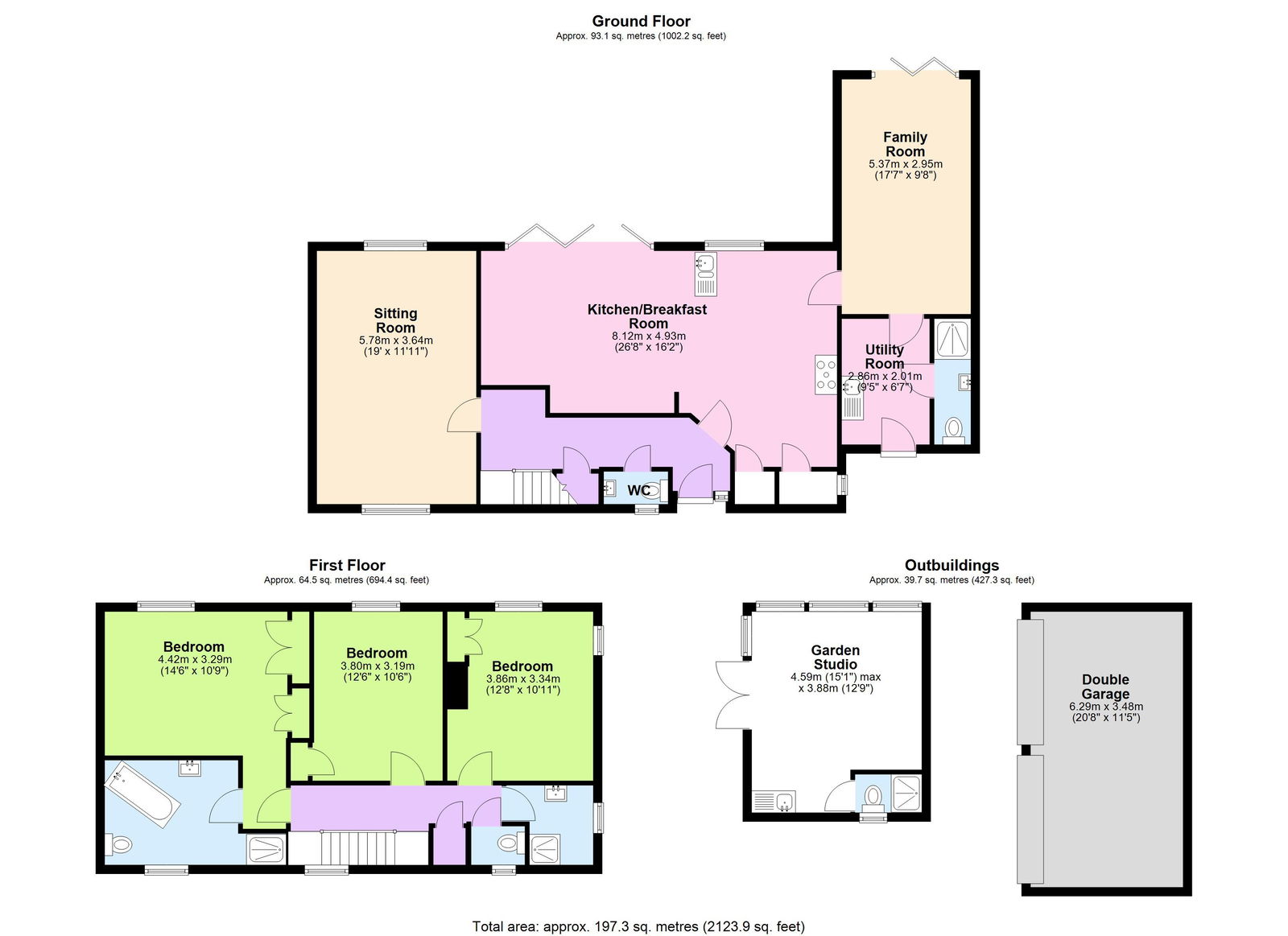 Floorplans For With Uninterrupted Countryside Views in Sissinghurst