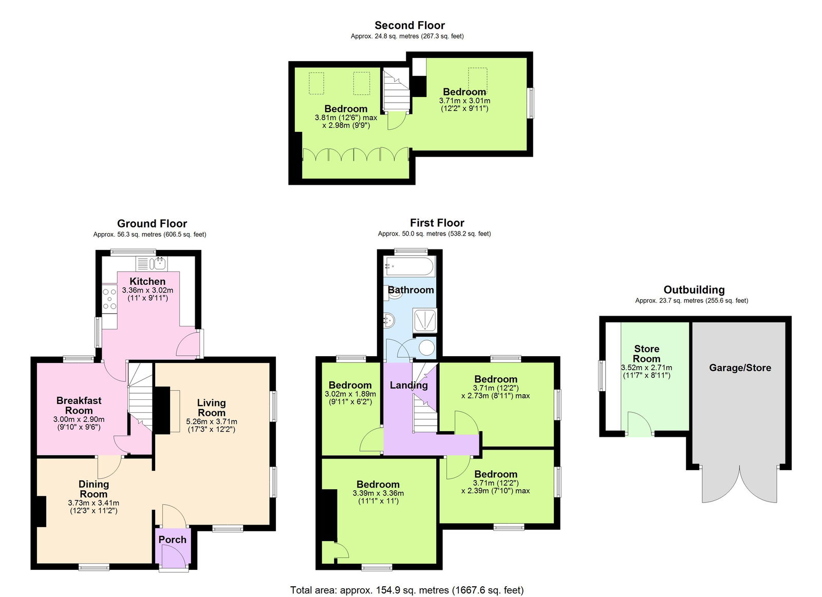 Floorplans For Within Walking Distance of Bethany School in Curtisden Green