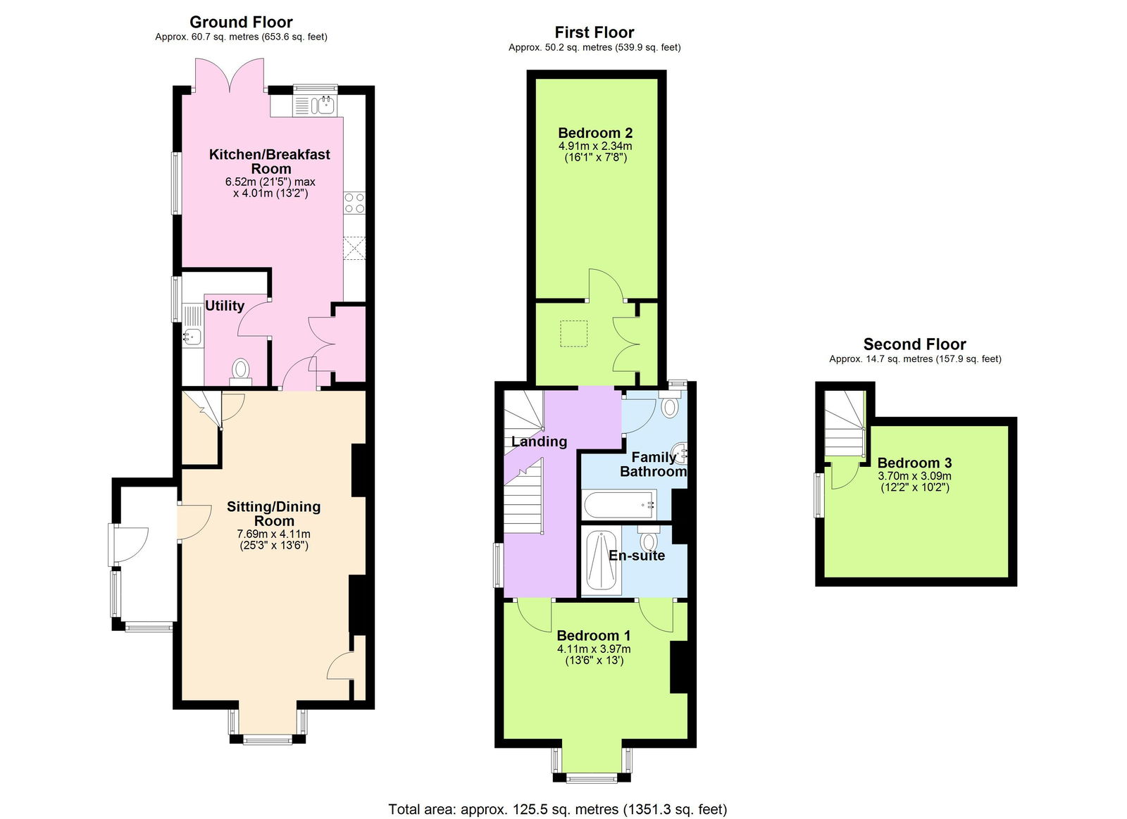 Floorplans For Within Walking Distance Of Bedgebury Forest, Cranbrook