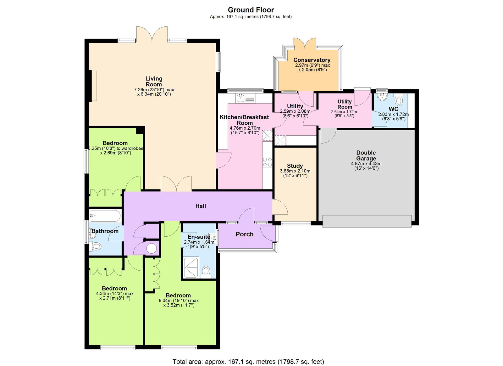 Floorplans For Available With No Onward Chain in Hawkhurst