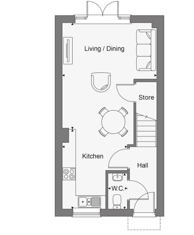 Floorplans For New Build Within Easy Reach of Hawkhurst Colonnade