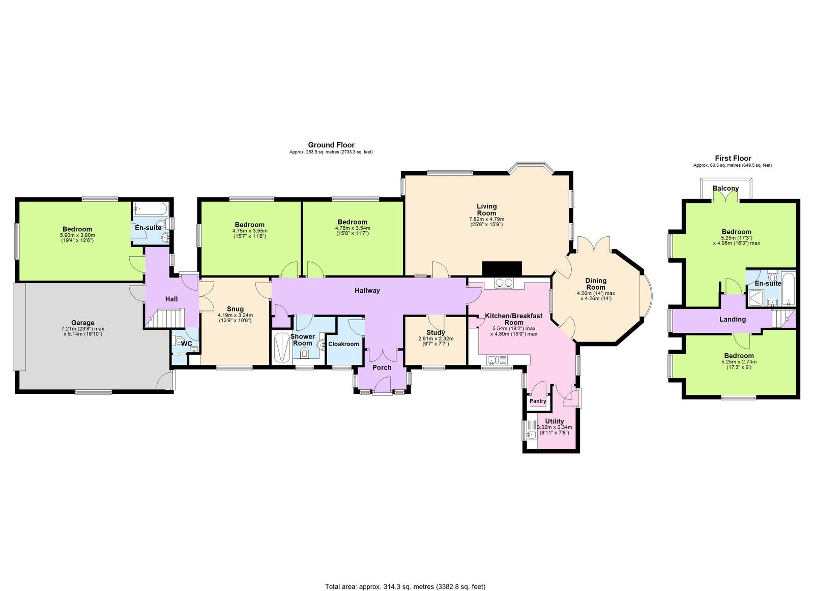 Floorplans For With Expansive Surrounding Gardens in Hawkhurst