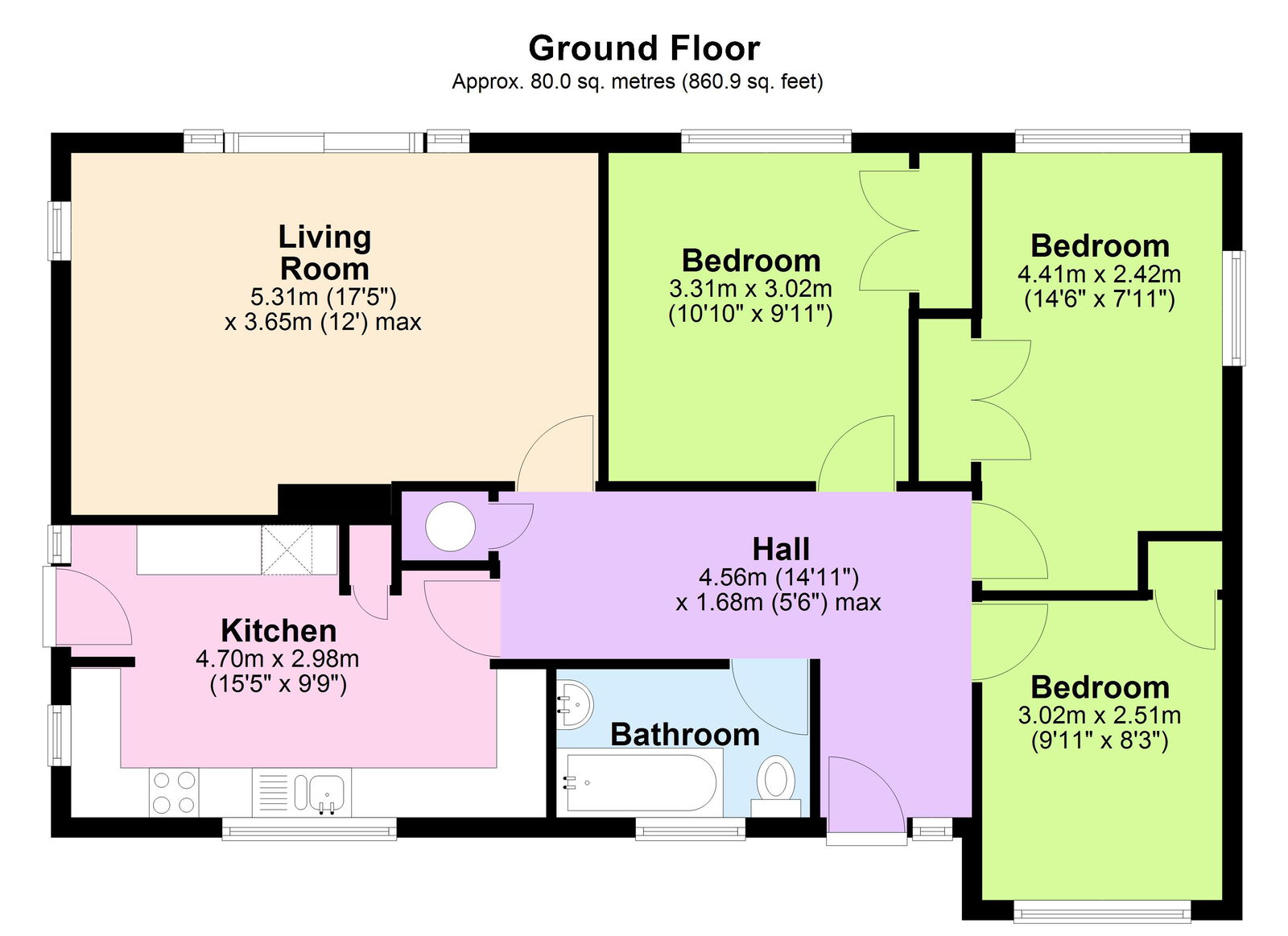 Floorplans For No Onward Chain in Cranbrook