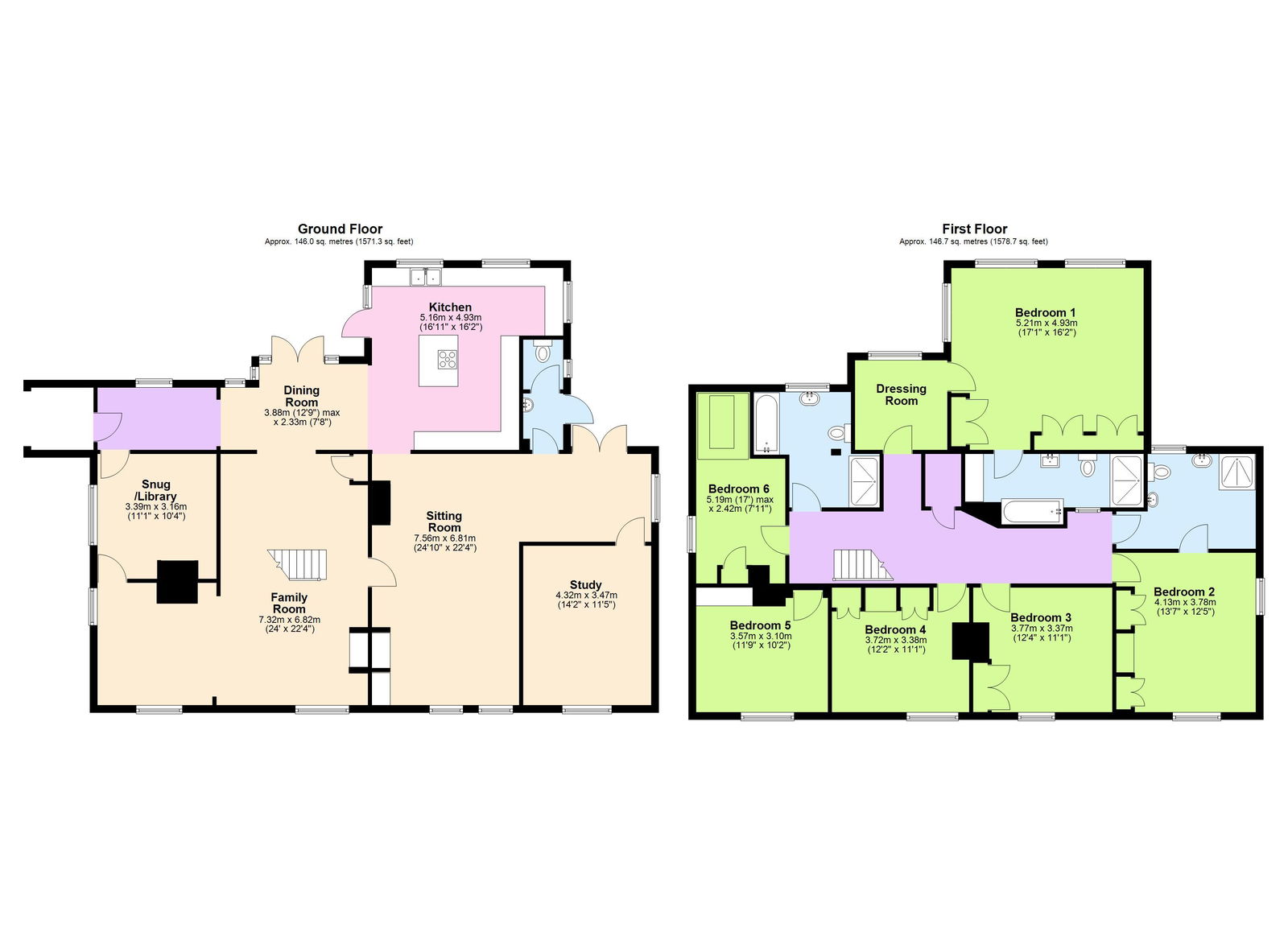Floorplans For Conghurst Lane, Hawkhurst