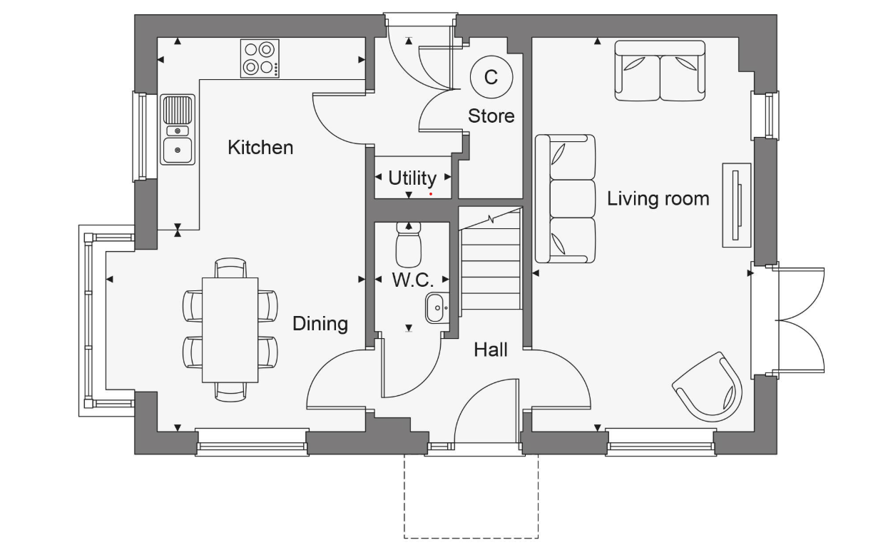Floorplans For New Build Within Easy Reach of Hawkhurst Colonnade