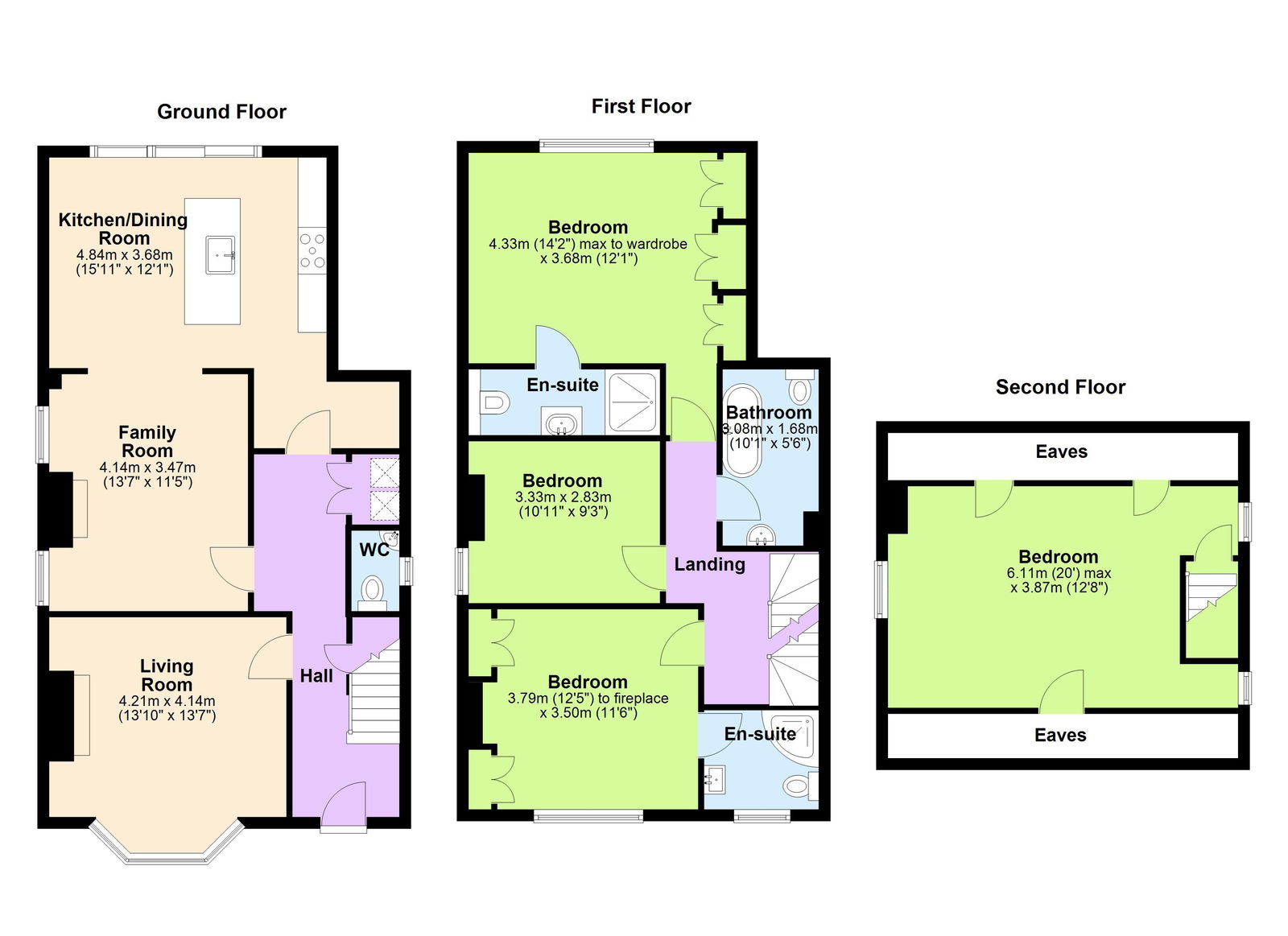 Floorplans For Immaculately Presented House Situated In Cranbrook