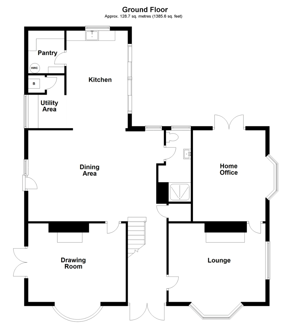 Floorplans For Bodiam Road, Sandhurst