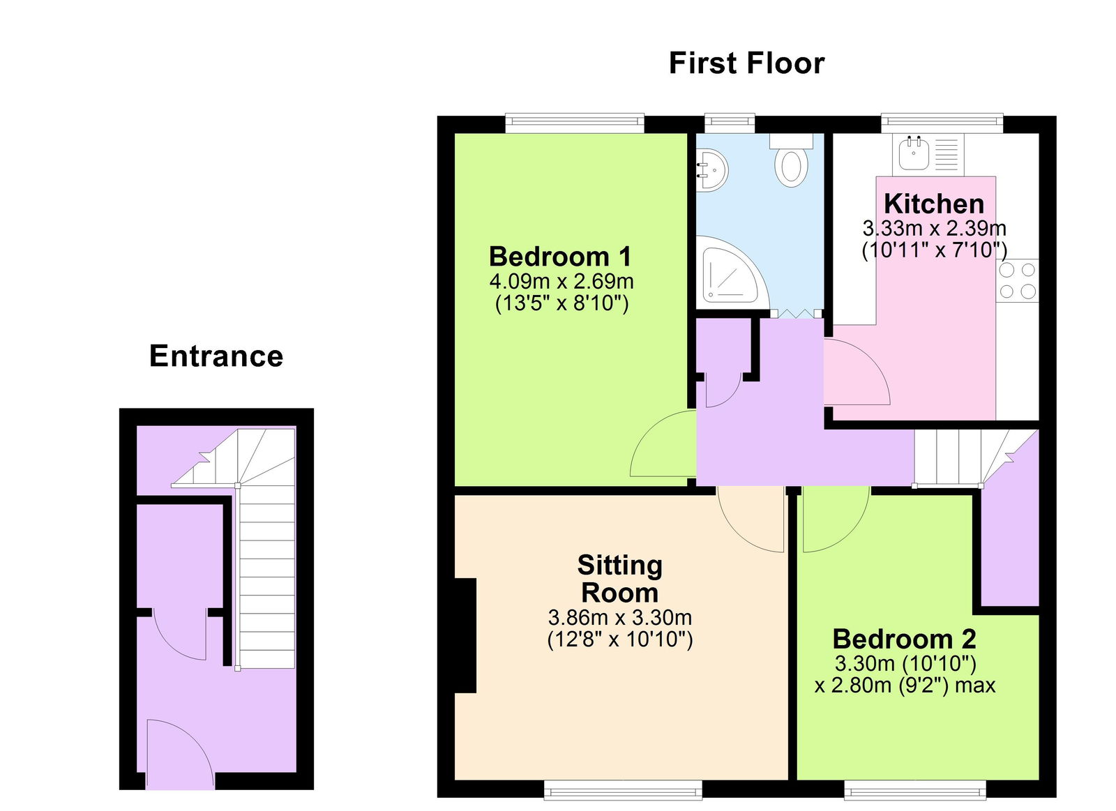 Floorplans For Within Walking Distance Of Cranbrook High Street