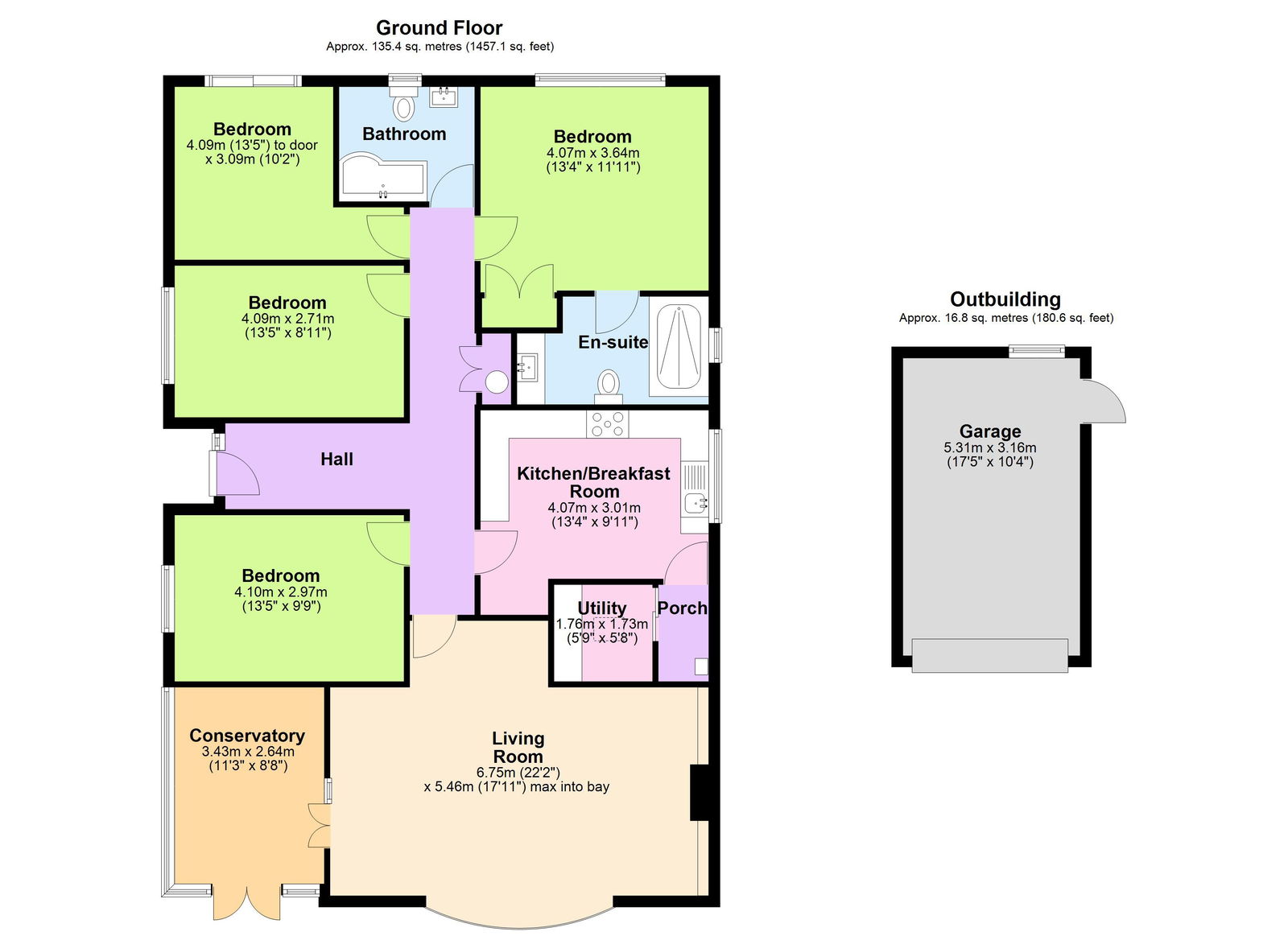 Floorplans For A Recently Renovated Bungalow In Broad Oak
