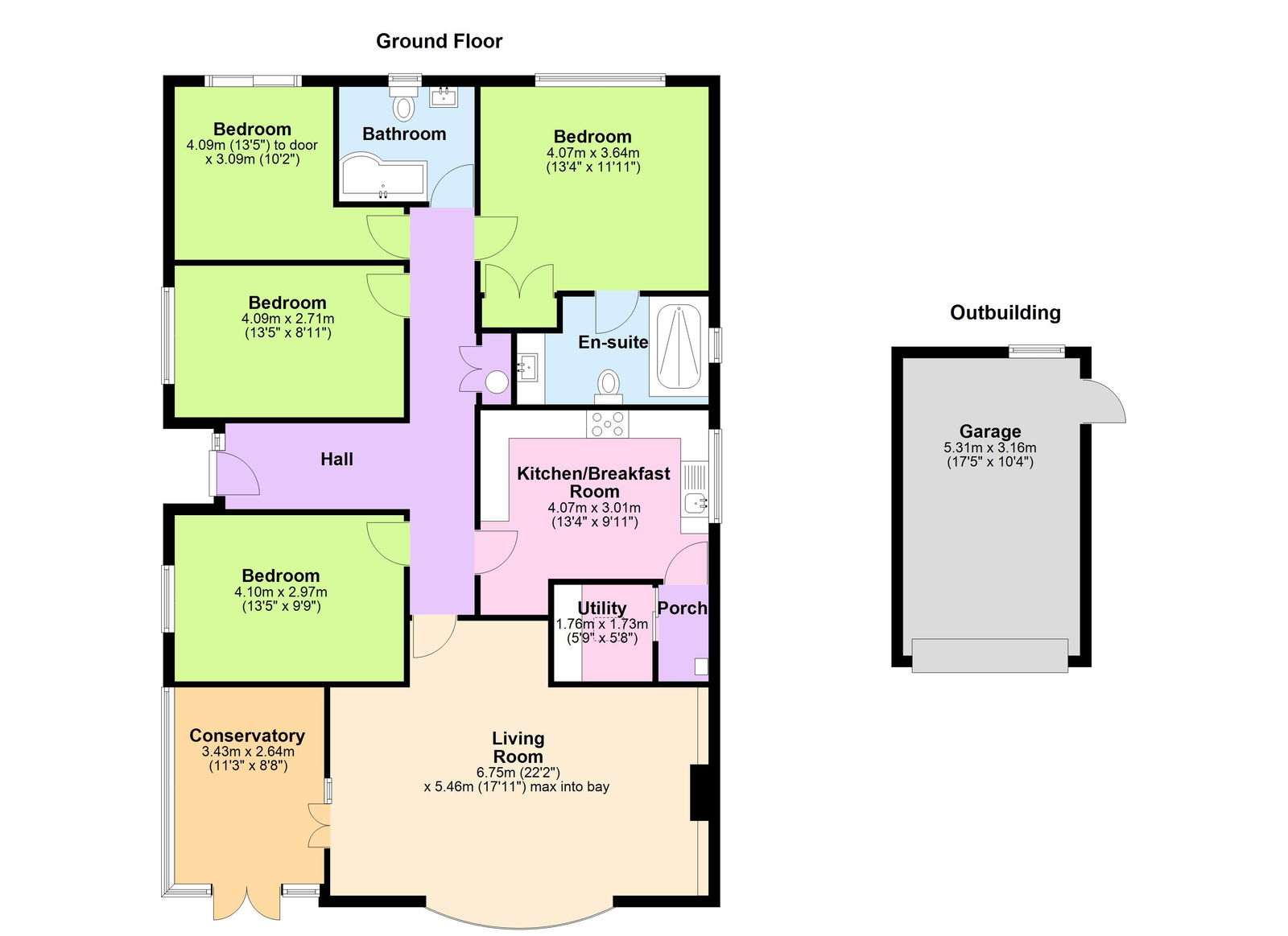 Floorplans For A Recently Renovated Bungalow In Broad Oak