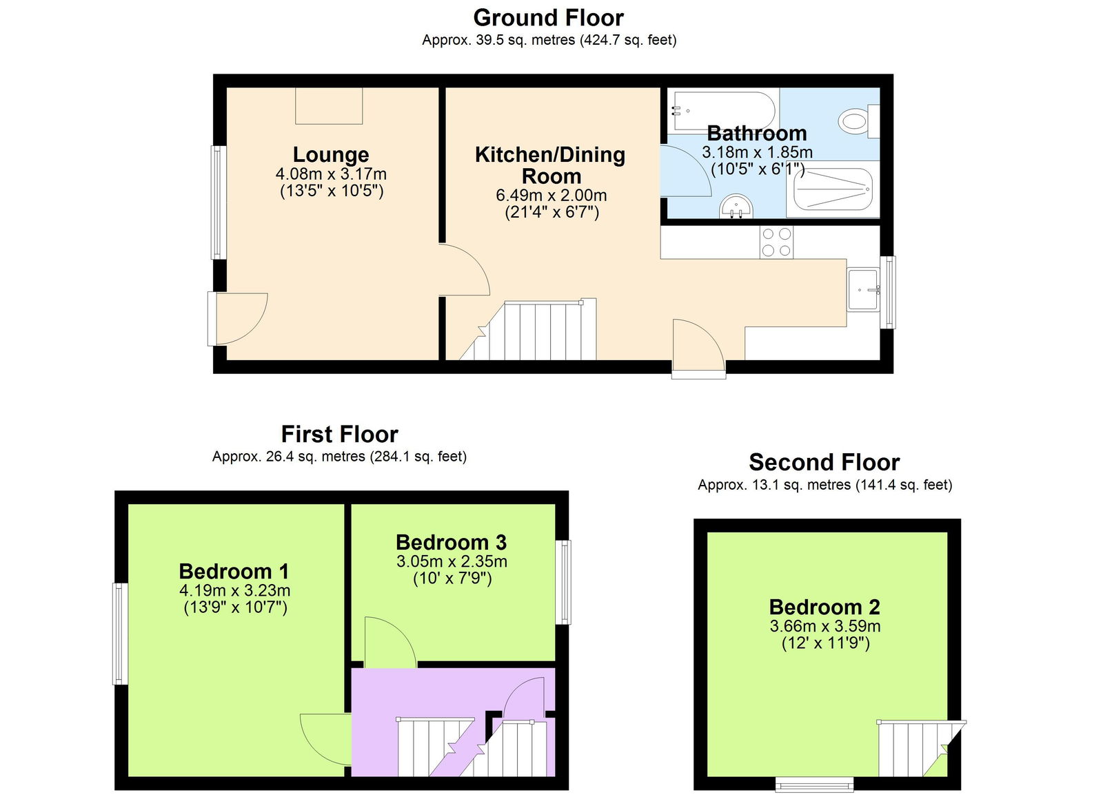 Floorplans For A Character Property With Views In Ticehurst