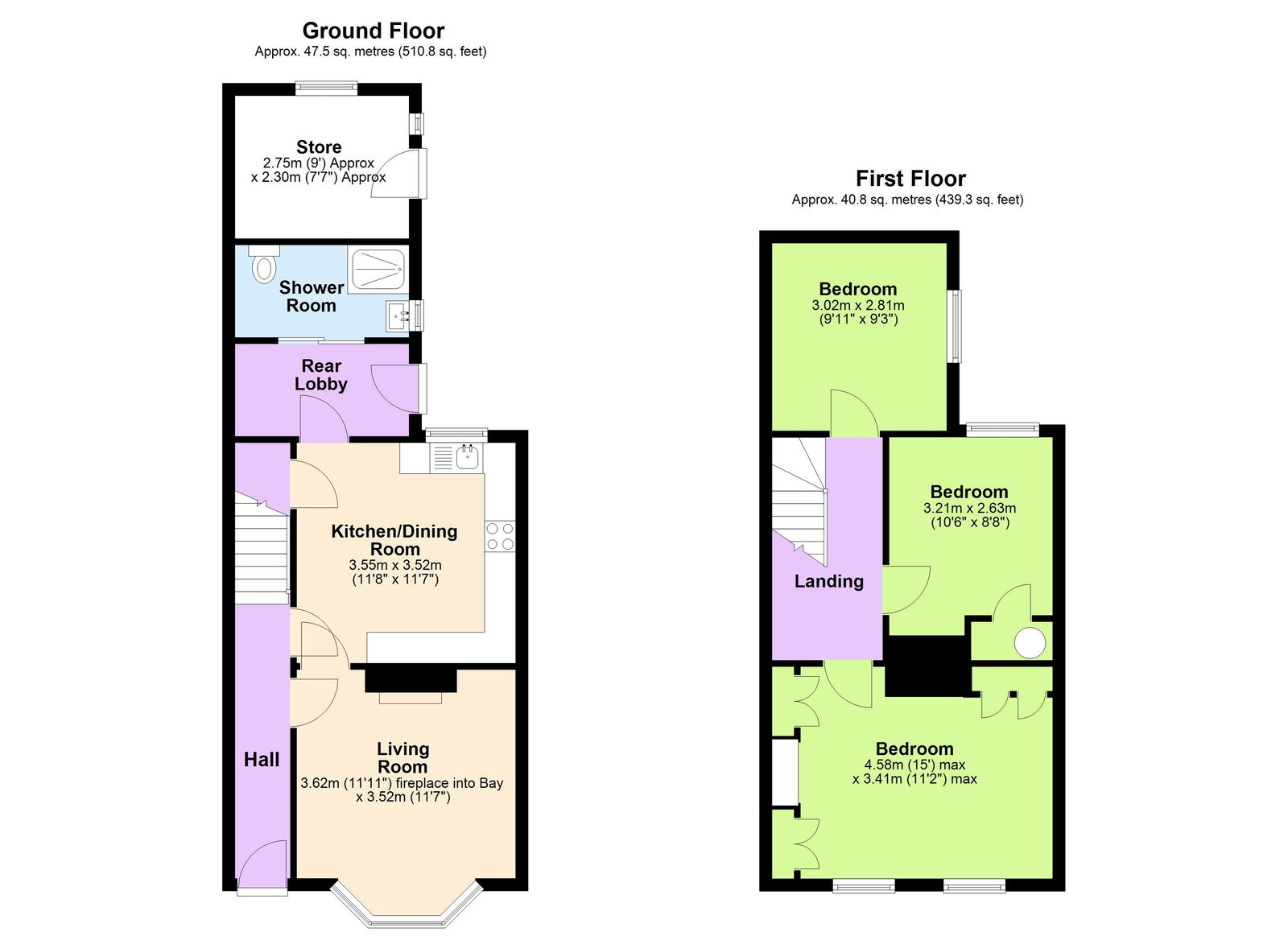 Floorplans For Western Road, Hawkhurst