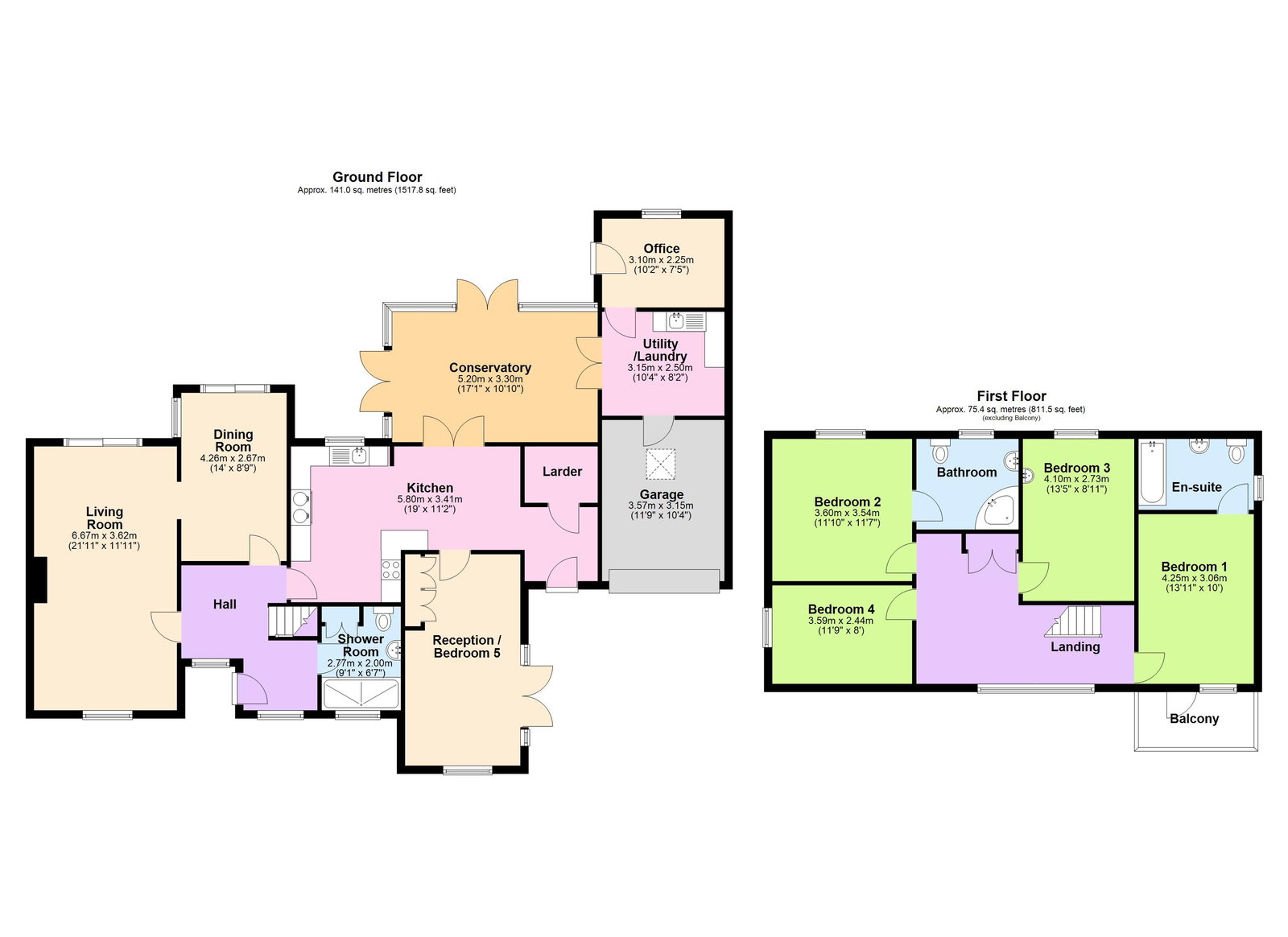 Floorplans For Theobalds, Hawkhurst
