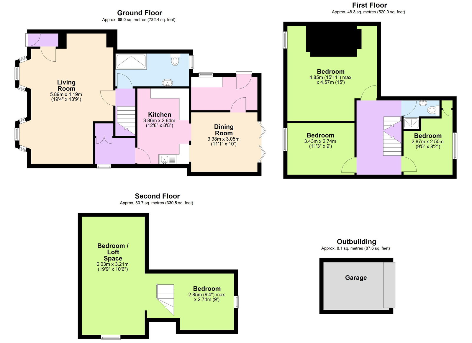 Floorplans For High Street, Cranbrook