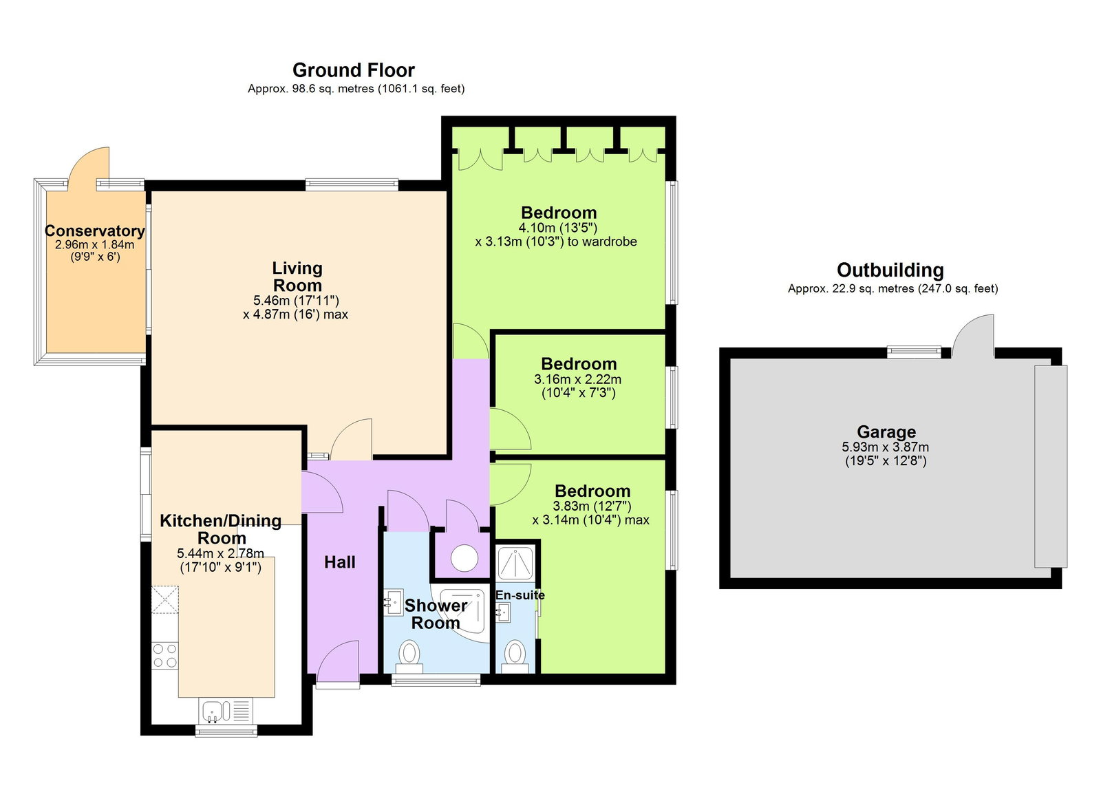 Floorplans For Church Street, Ticehurst