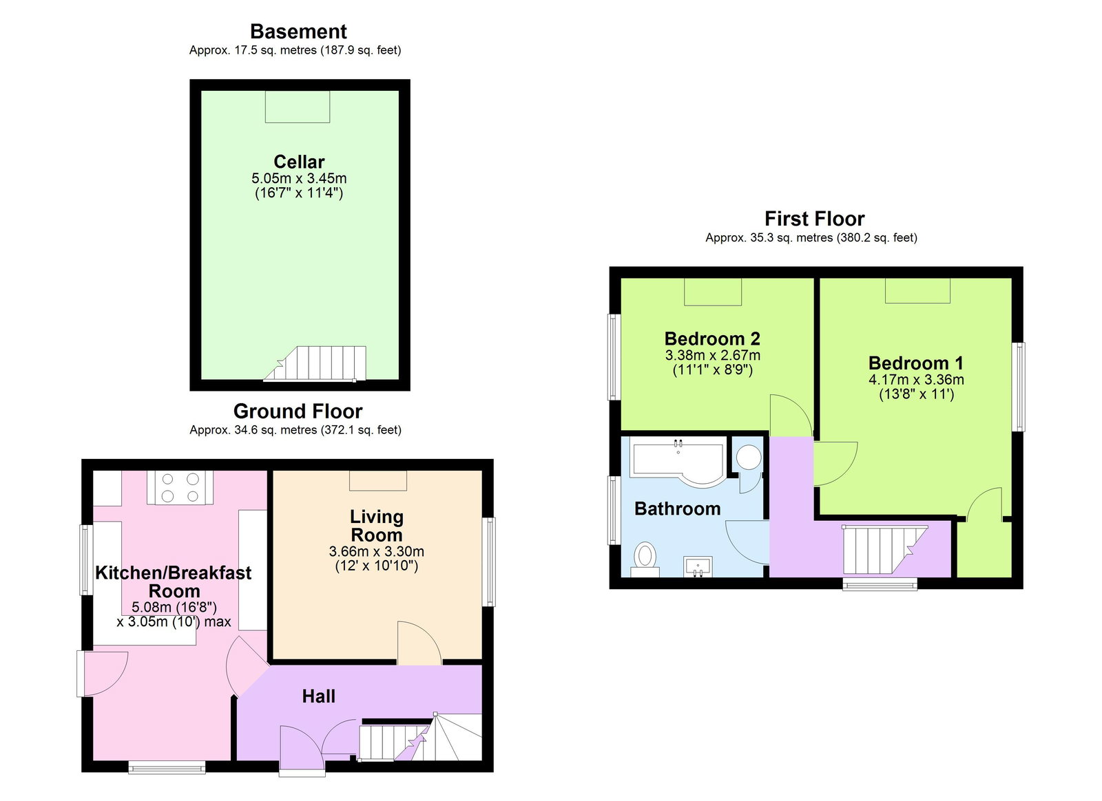 Floorplans For Cranbrook Road, Goudhurst