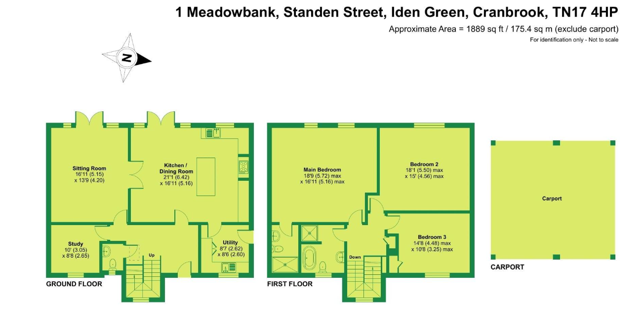 Floorplans For Standen Street, Iden Green