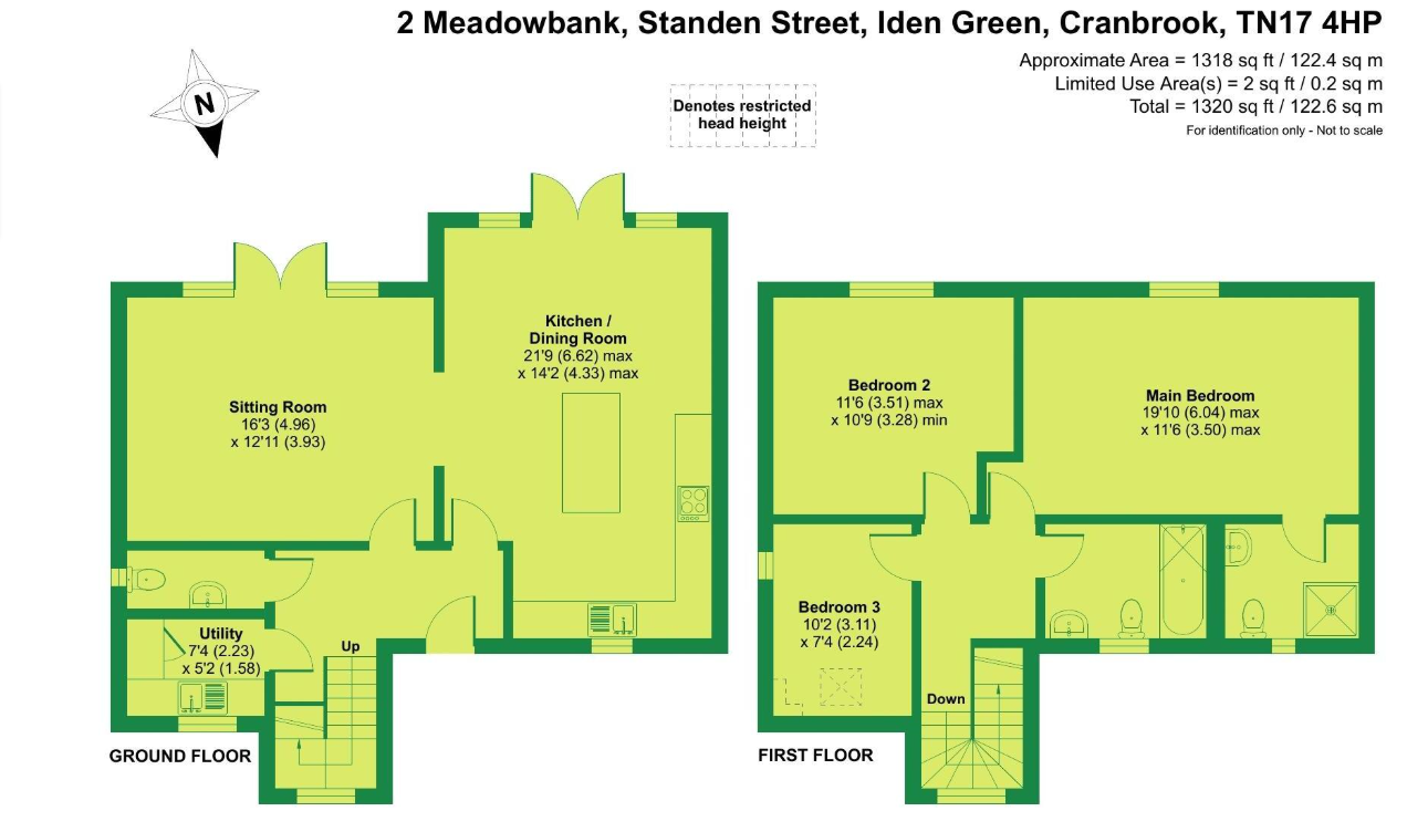 Floorplans For Standen Street, Iden Green