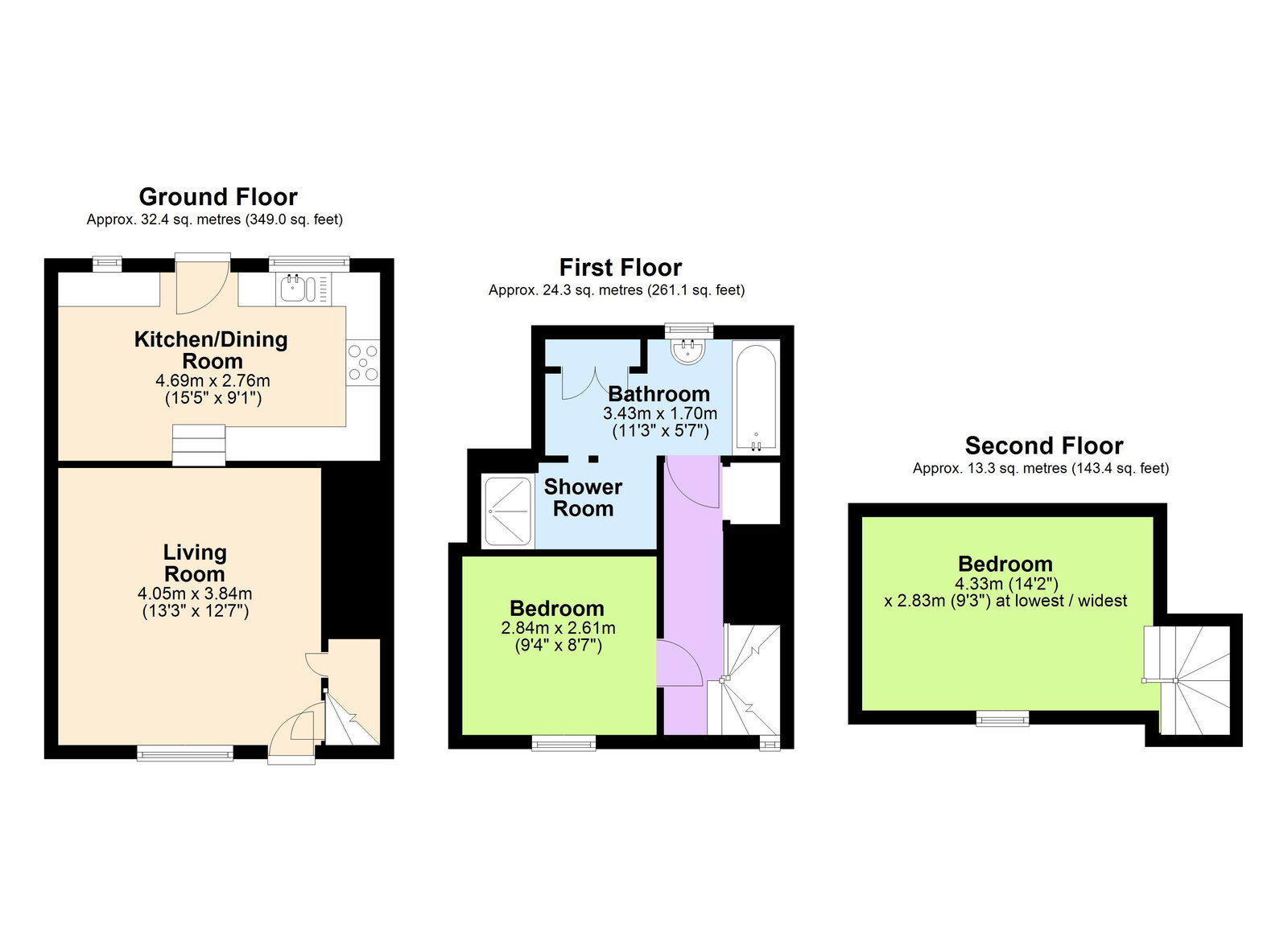 Floorplans For Wilsley Green, Cranbrook