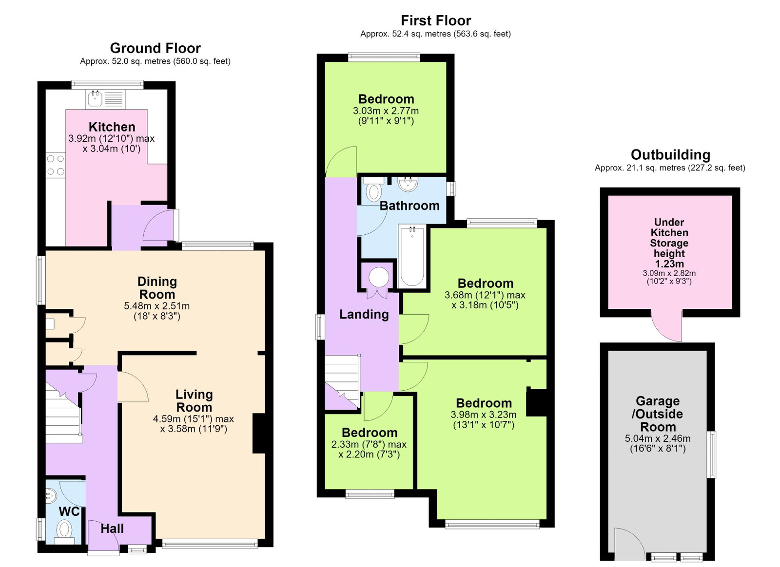 Floorplans For Wheatfield Way, Cranbrook