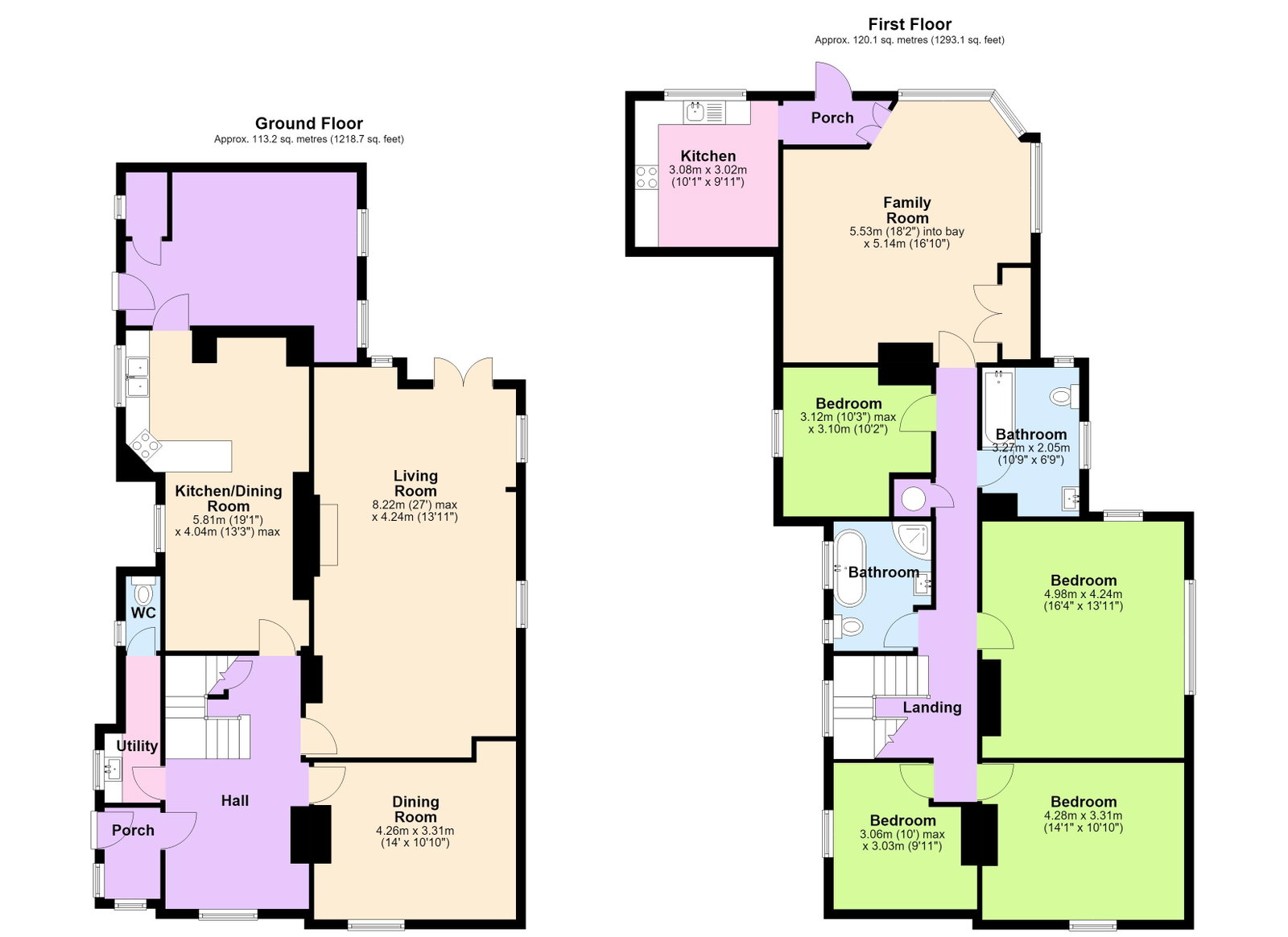 Floorplans For Highgate Hill, Hawkhurst