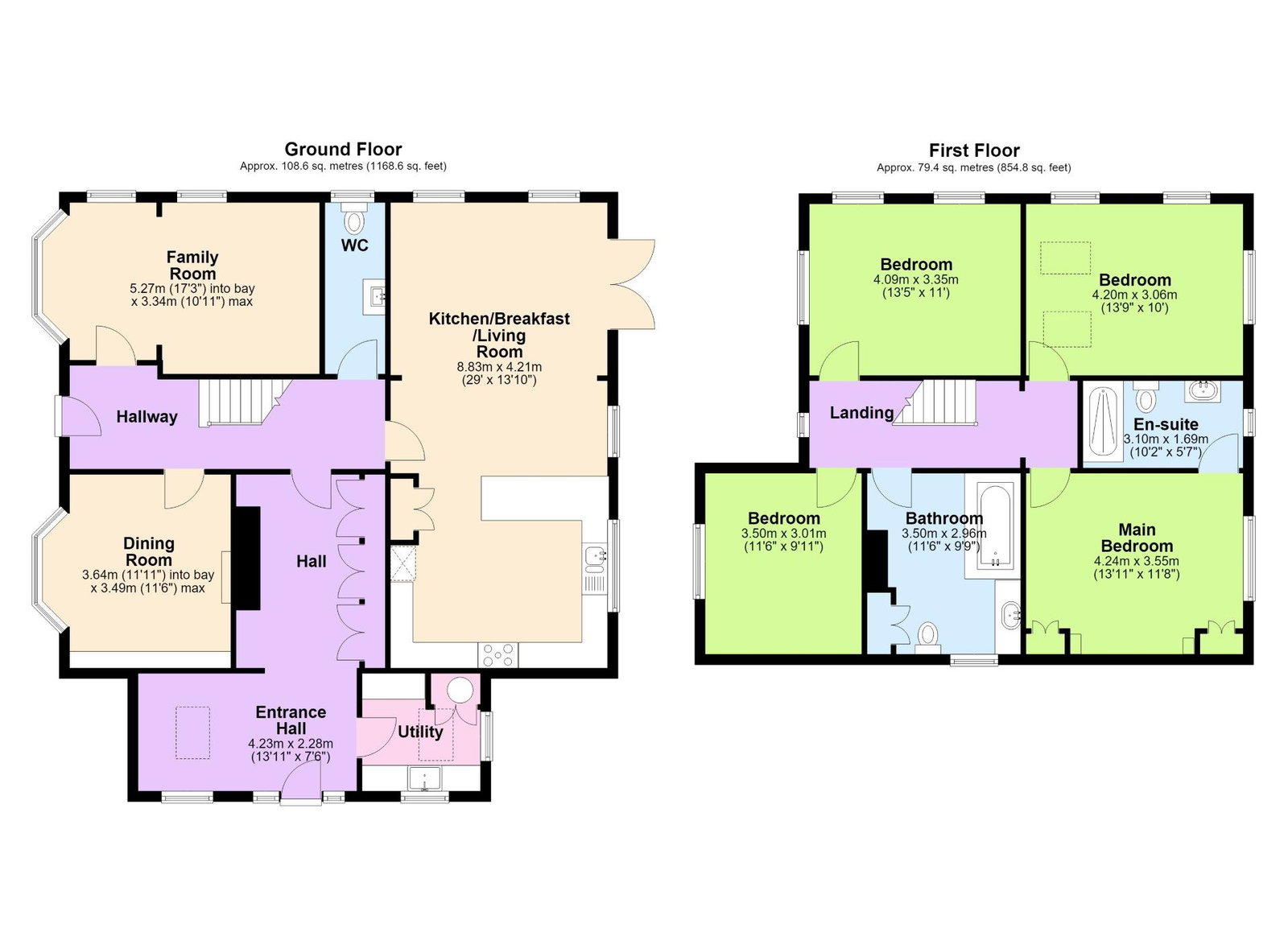 Floorplans For Rolvenden Road, Benenden