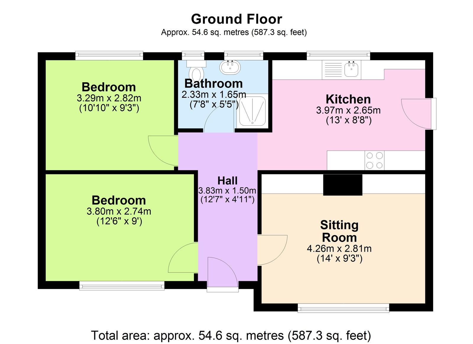 Floorplans For No Onward Chain in Hawkhurst