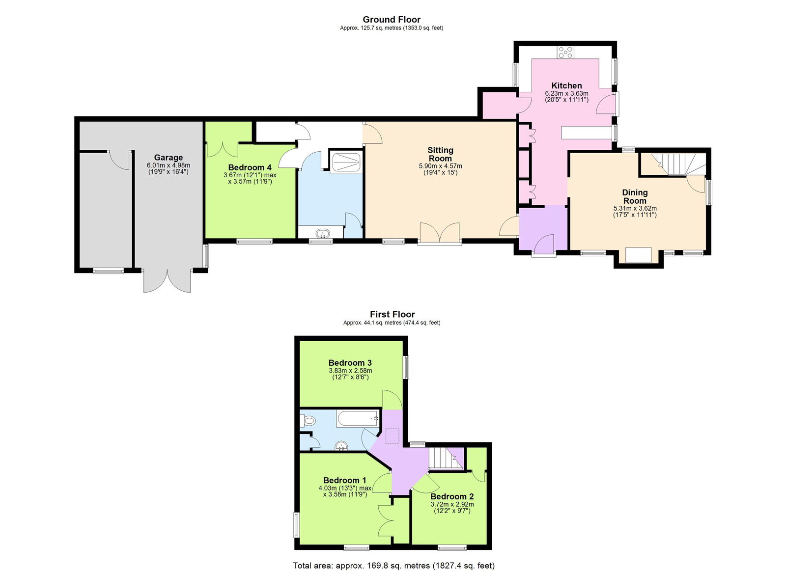 Floorplans For Rural Lane Location In Hawkhurst