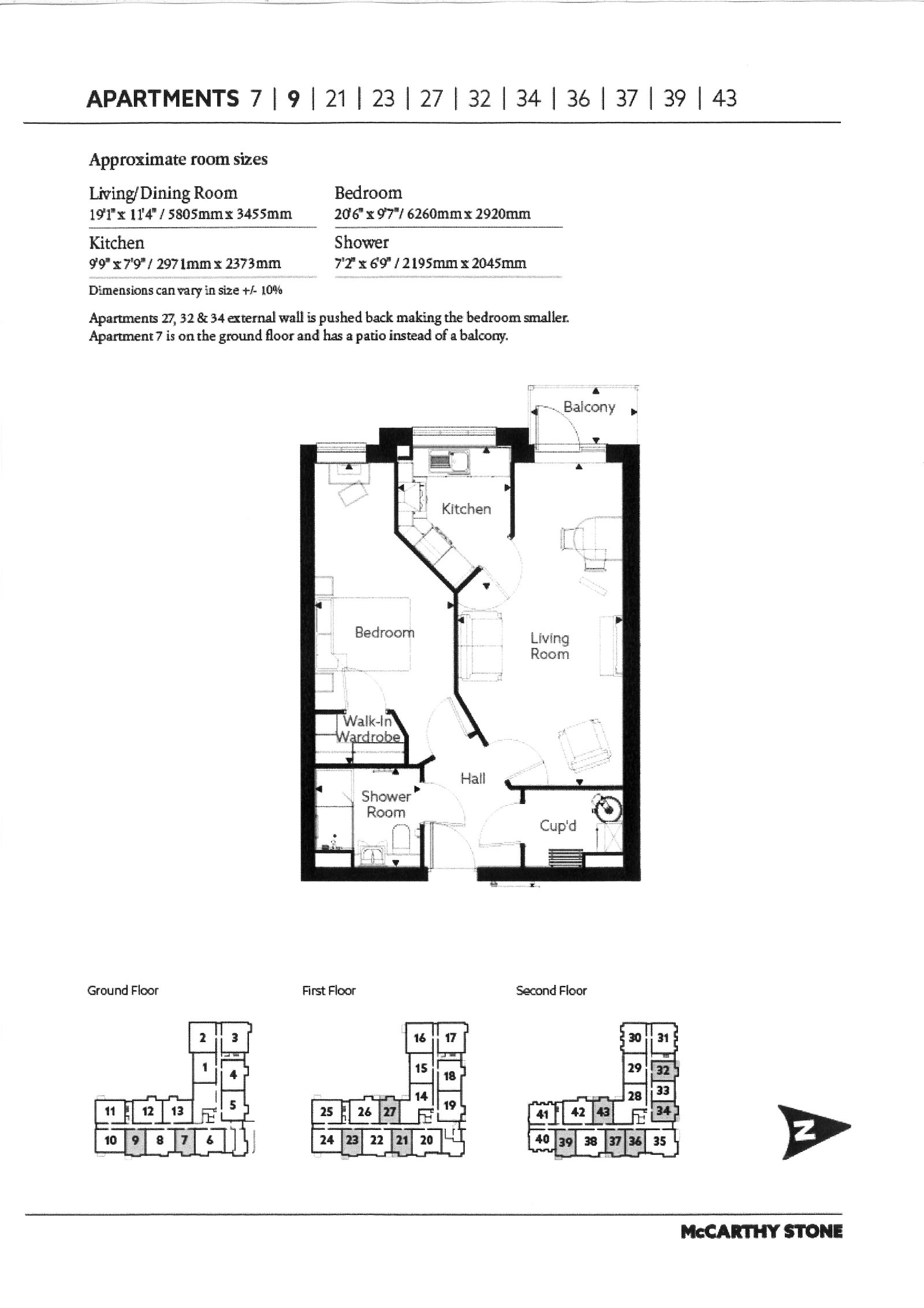Floorplans For Luxury New Retirement Apartments In Hawkhurst 