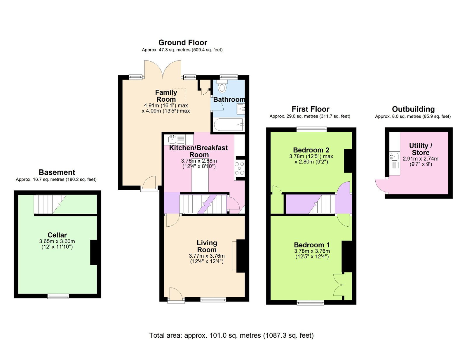 Floorplans For Situated on the Hawkhurst Moor