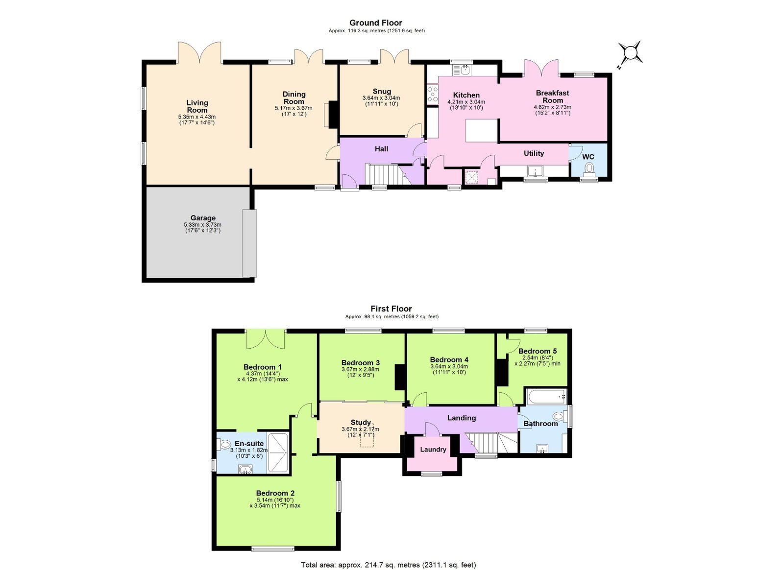 Floorplans For A Spacious Family Home in Burwash