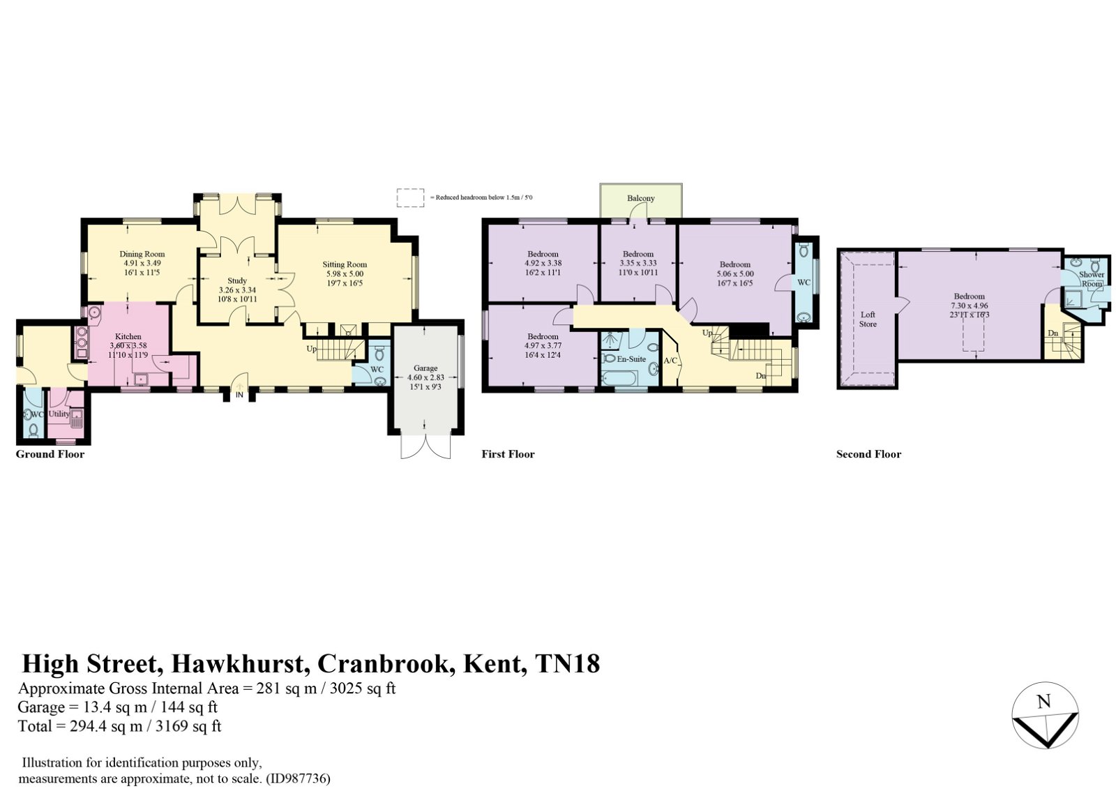 Floorplans For Available with no onward chain in Hawkhurst