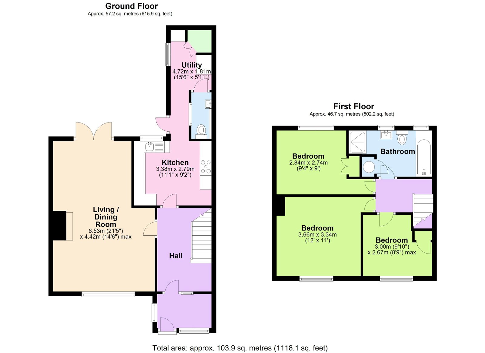 Floorplans For A Spacious Family Home in Hurst Green