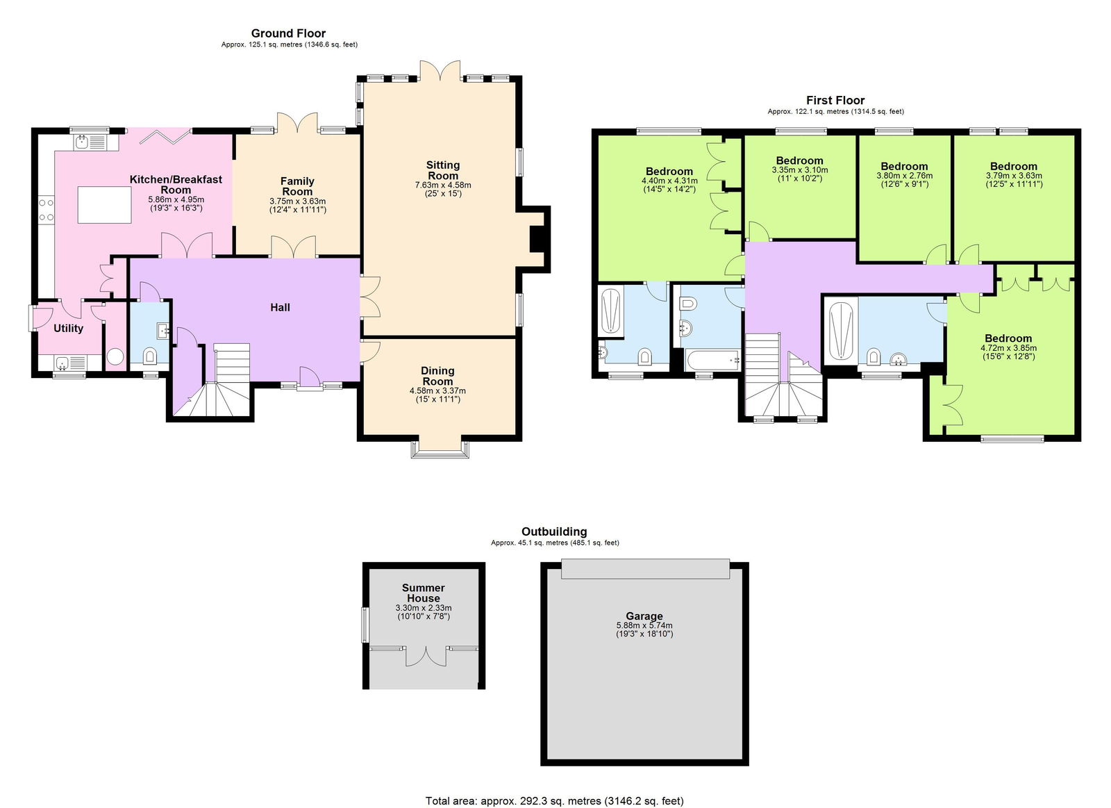 Floorplans For Executive Millwood Designer Home In Etchingham