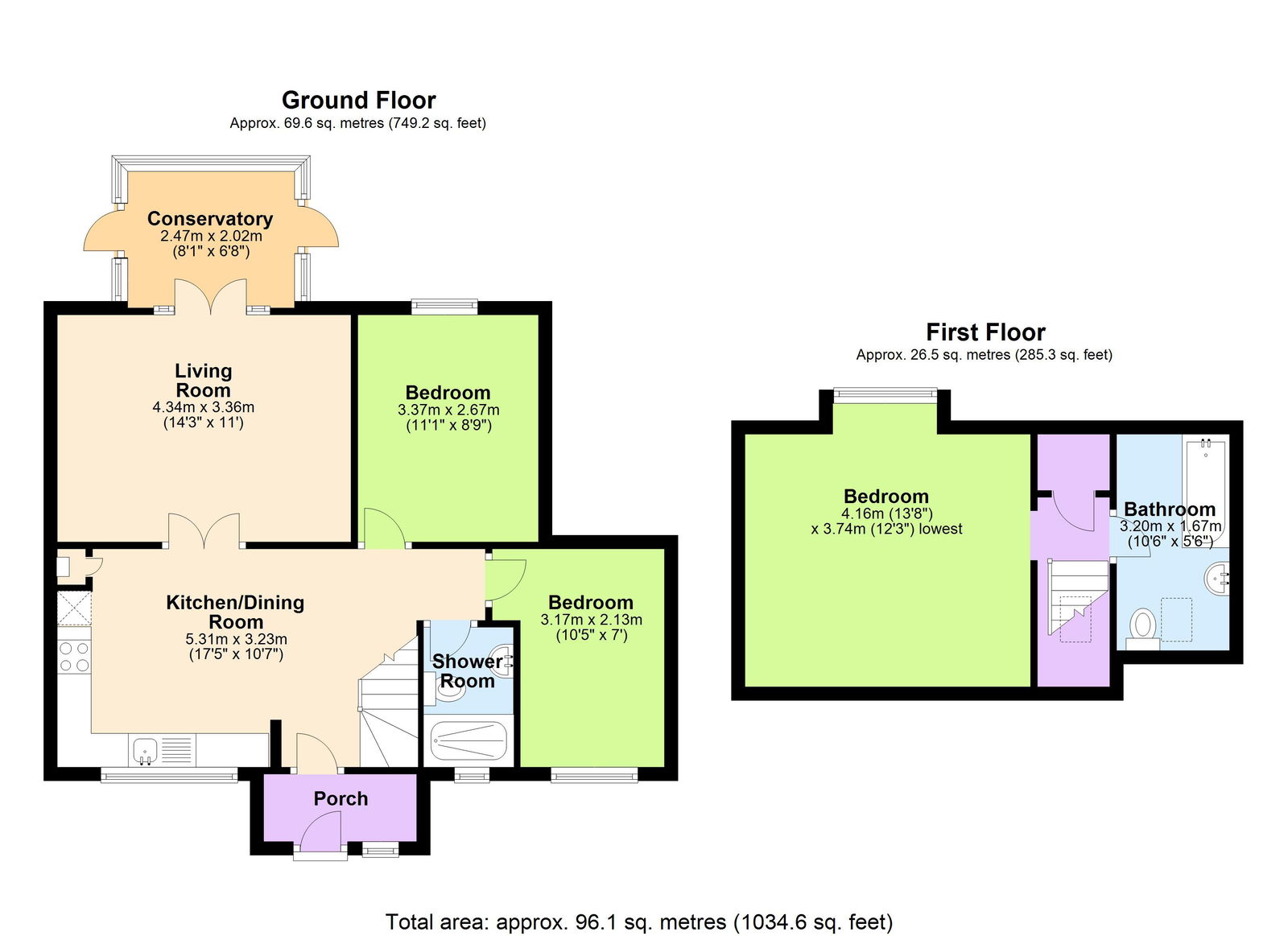 Floorplans For Available With No Onward Chain in Northiam
