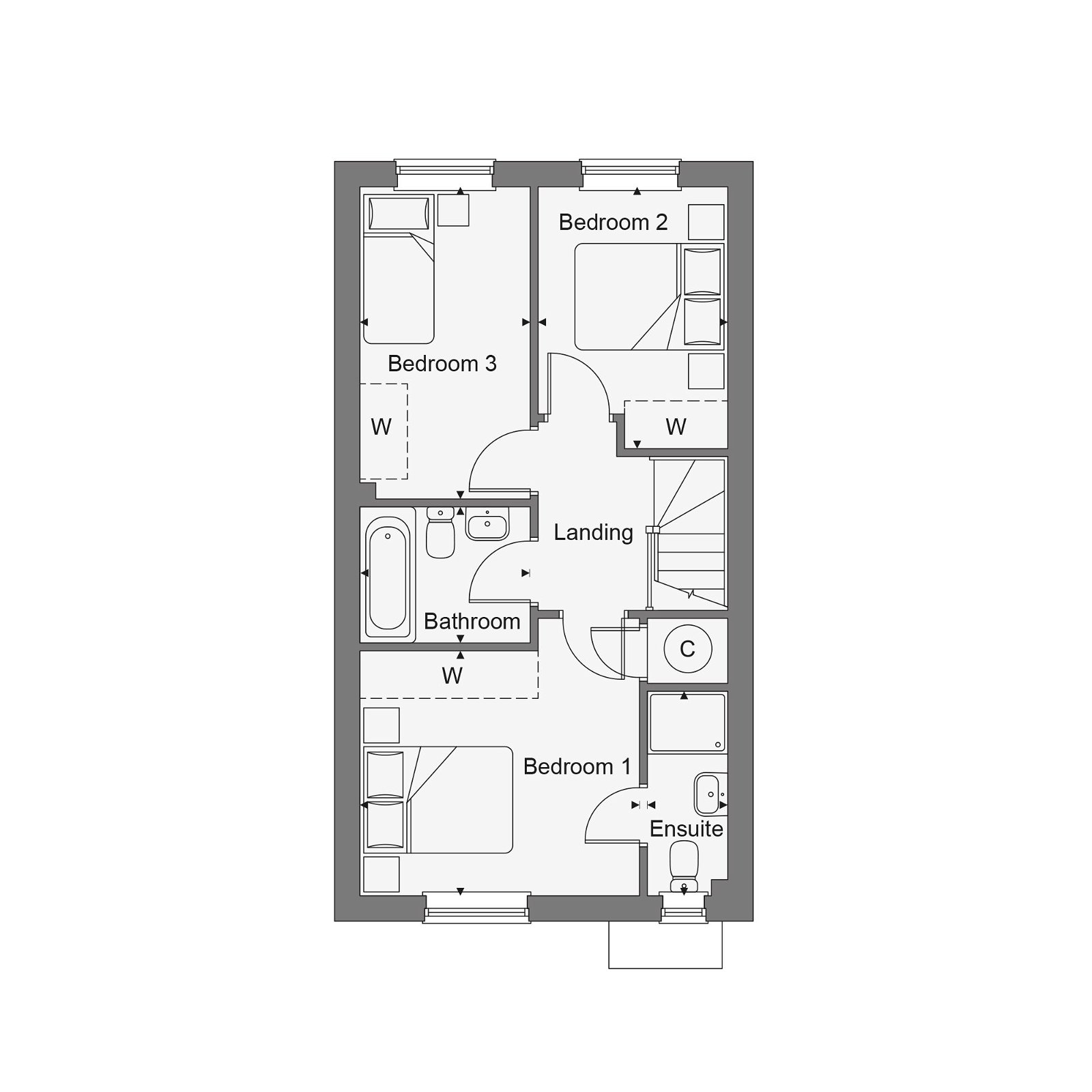Floorplans For Highgate Hill, Hawkhurst, TN18 4LS