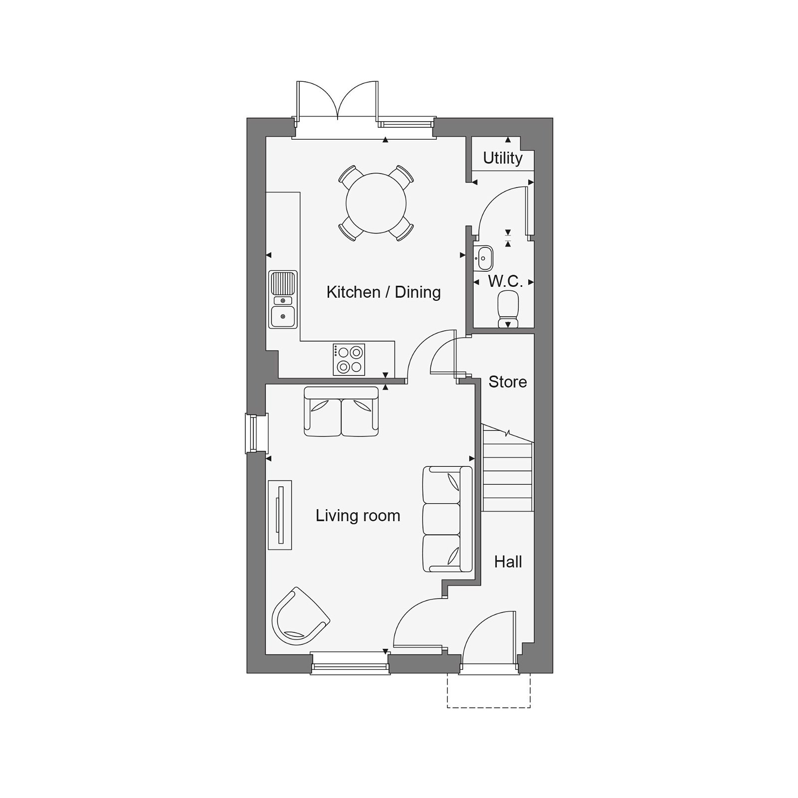Floorplans For Highgate Hill, Hawkhurst, TN18 4LS