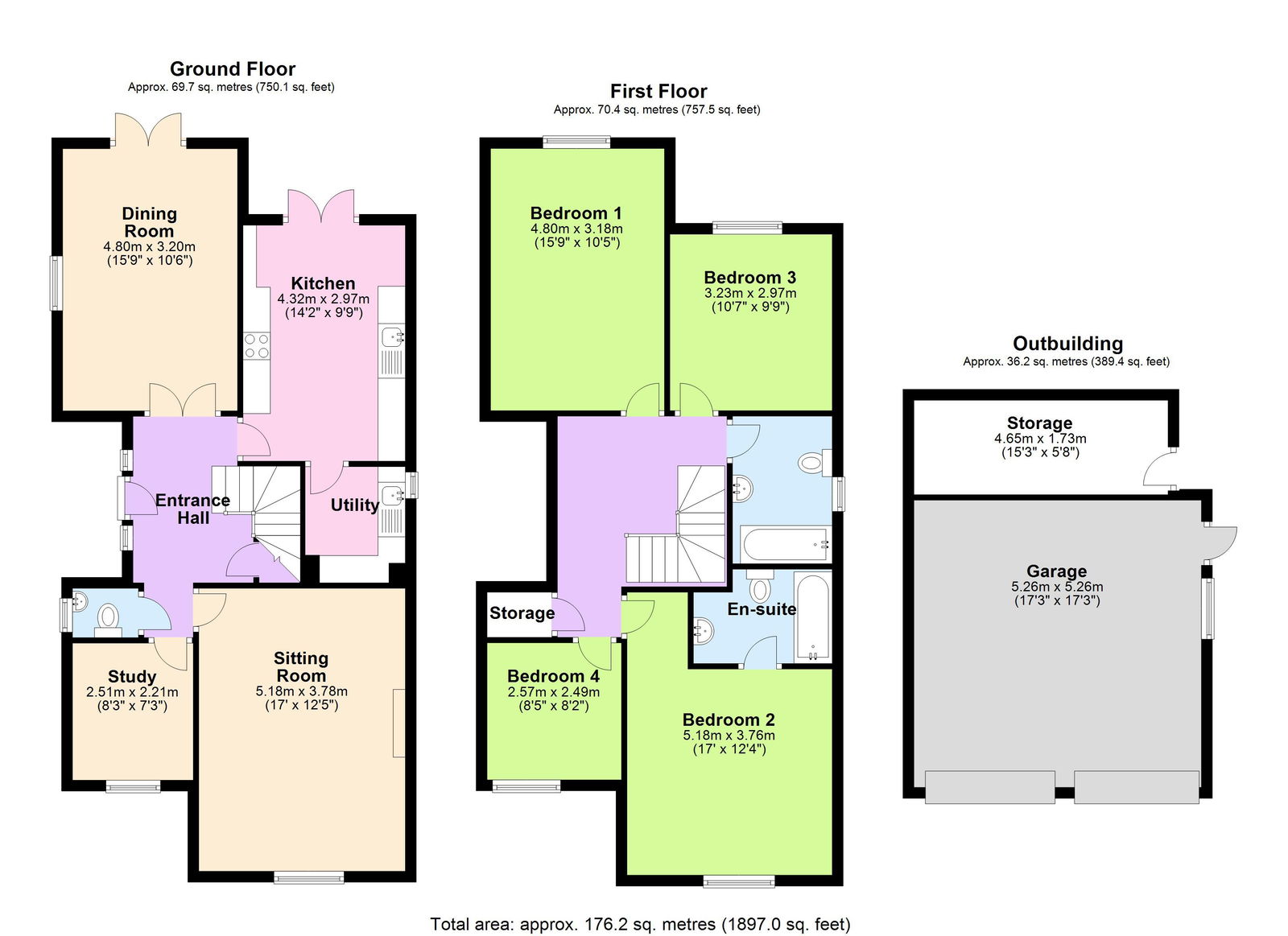 Floorplans For Family Home With No Onward Chain In Hawkhurst