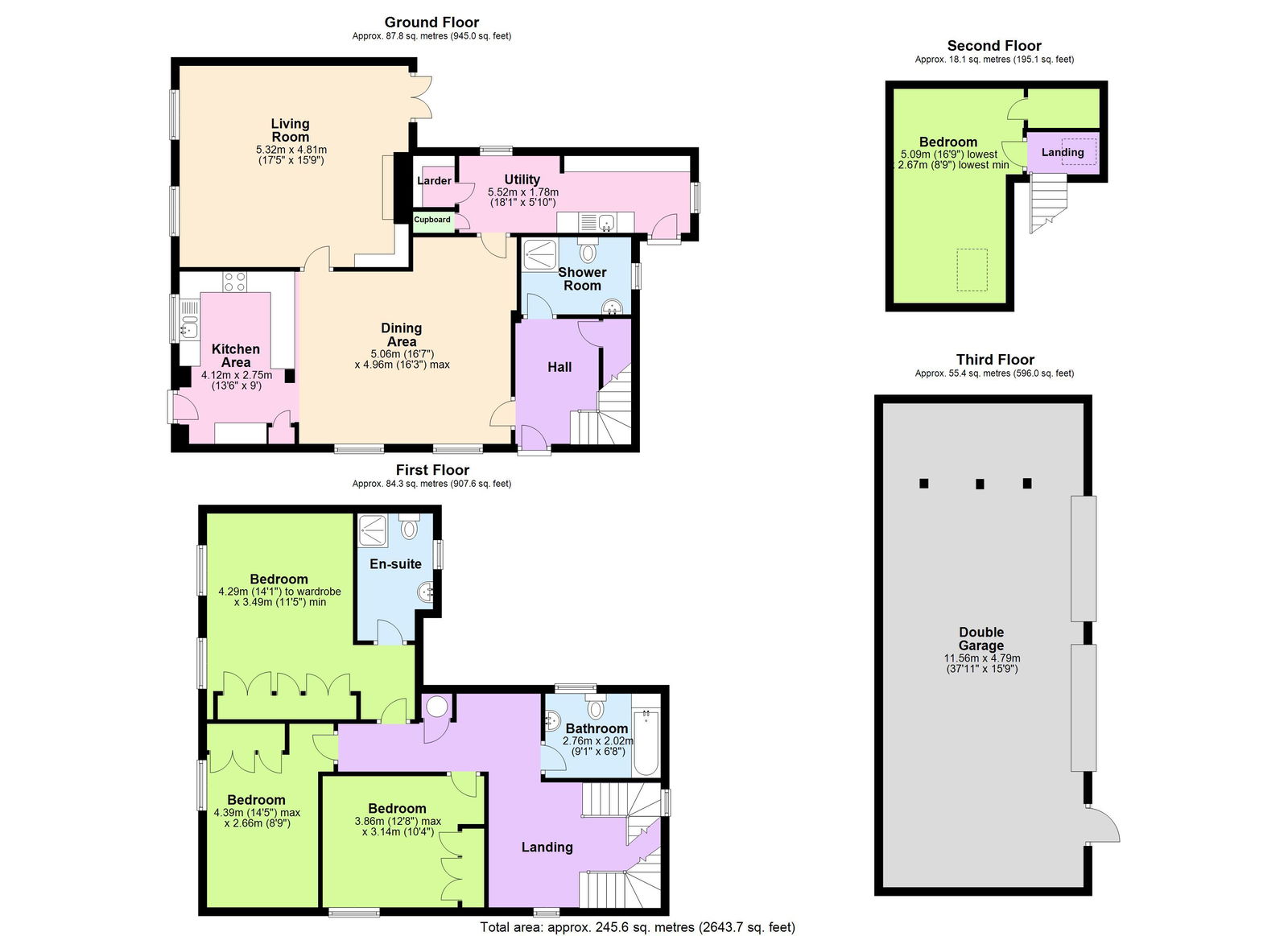 Floorplans For Rural Countryside Family Home In Frittenden