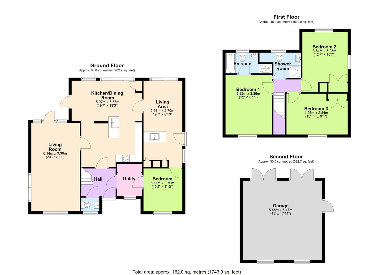 Floorplans For With Attached Annexe in Cranbrook