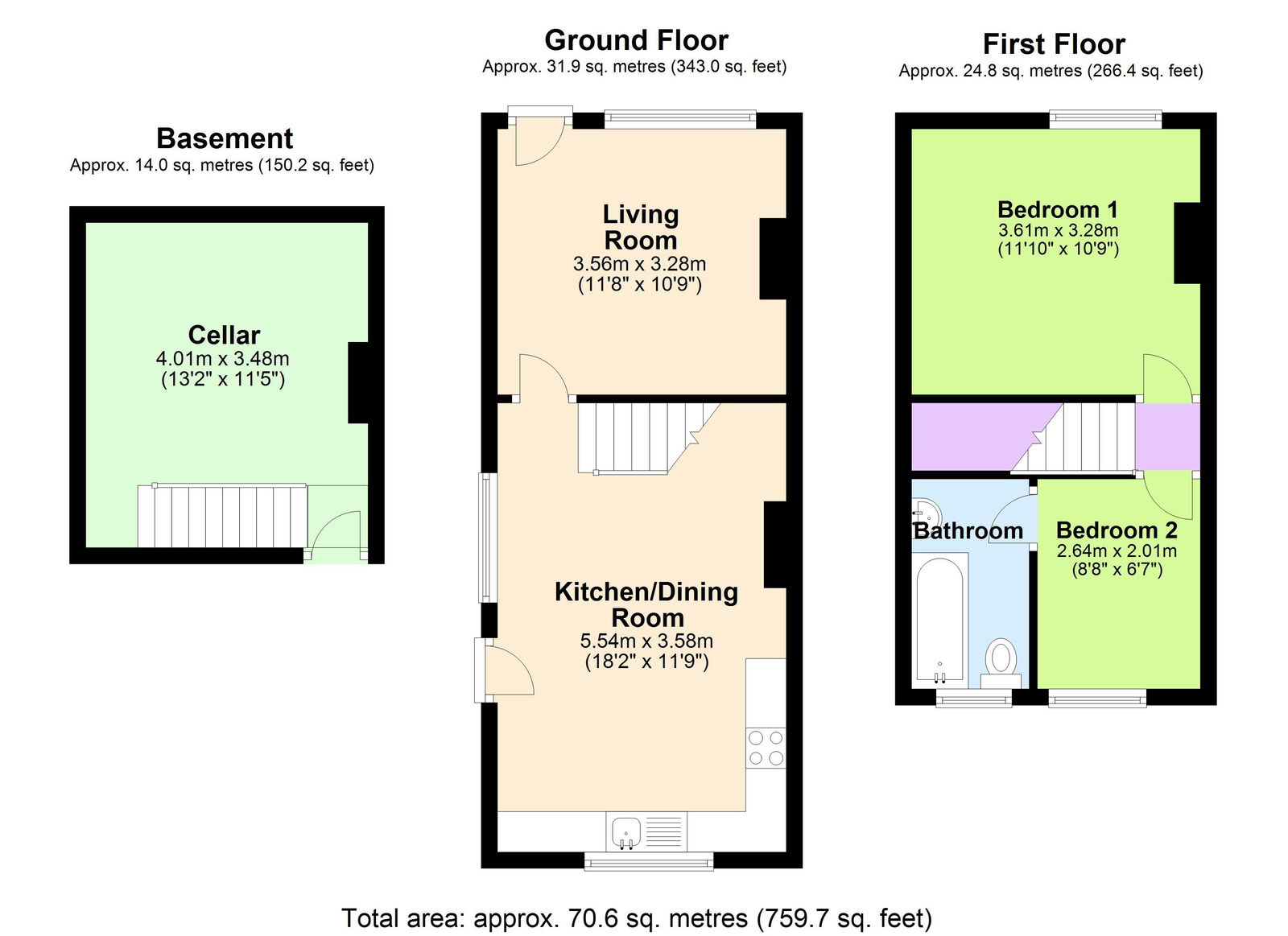 Floorplans For No Onward Chain In Staplecross